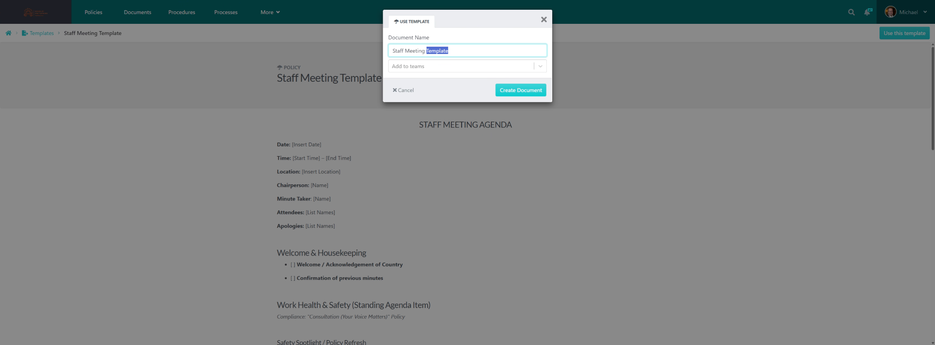 Review Meeting Details