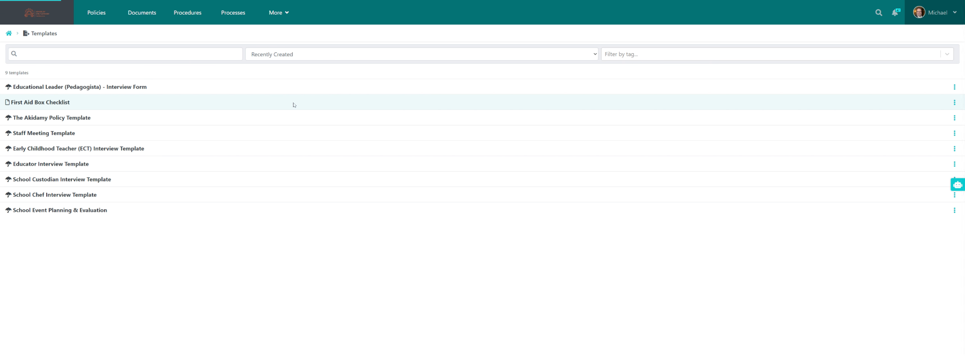 Identify Meeting Template Purpose