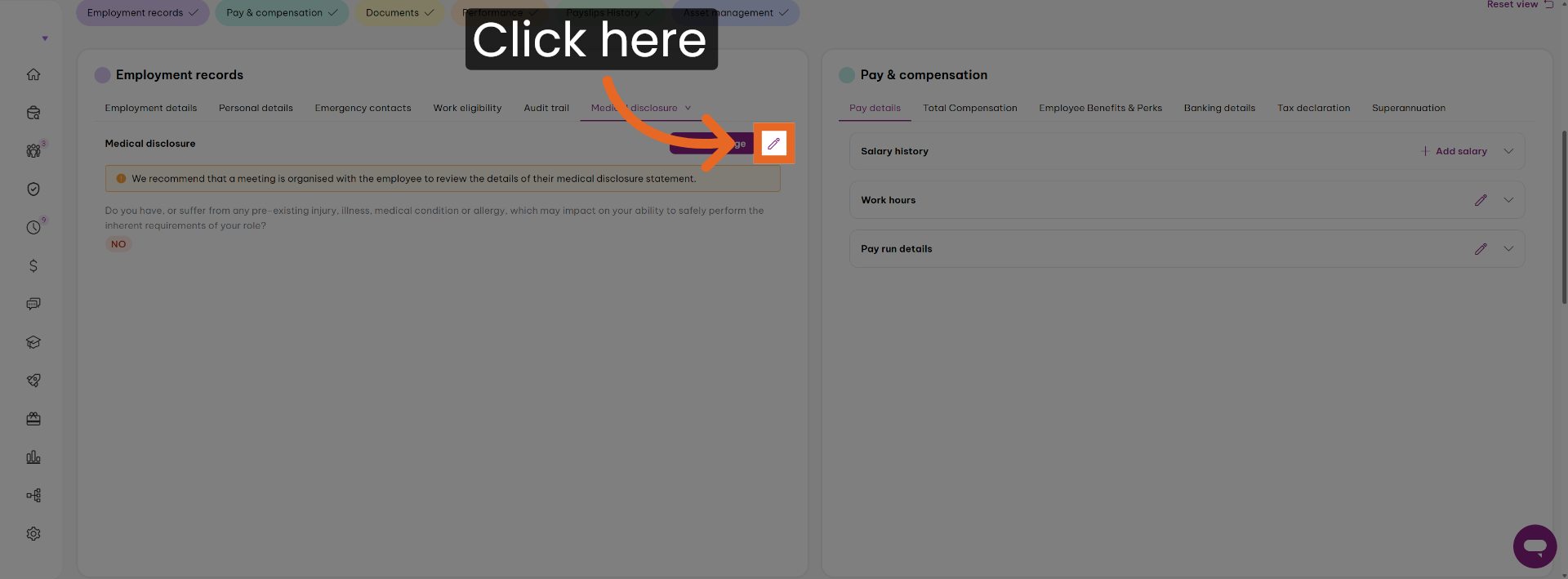 Open Medical Disclosure Form