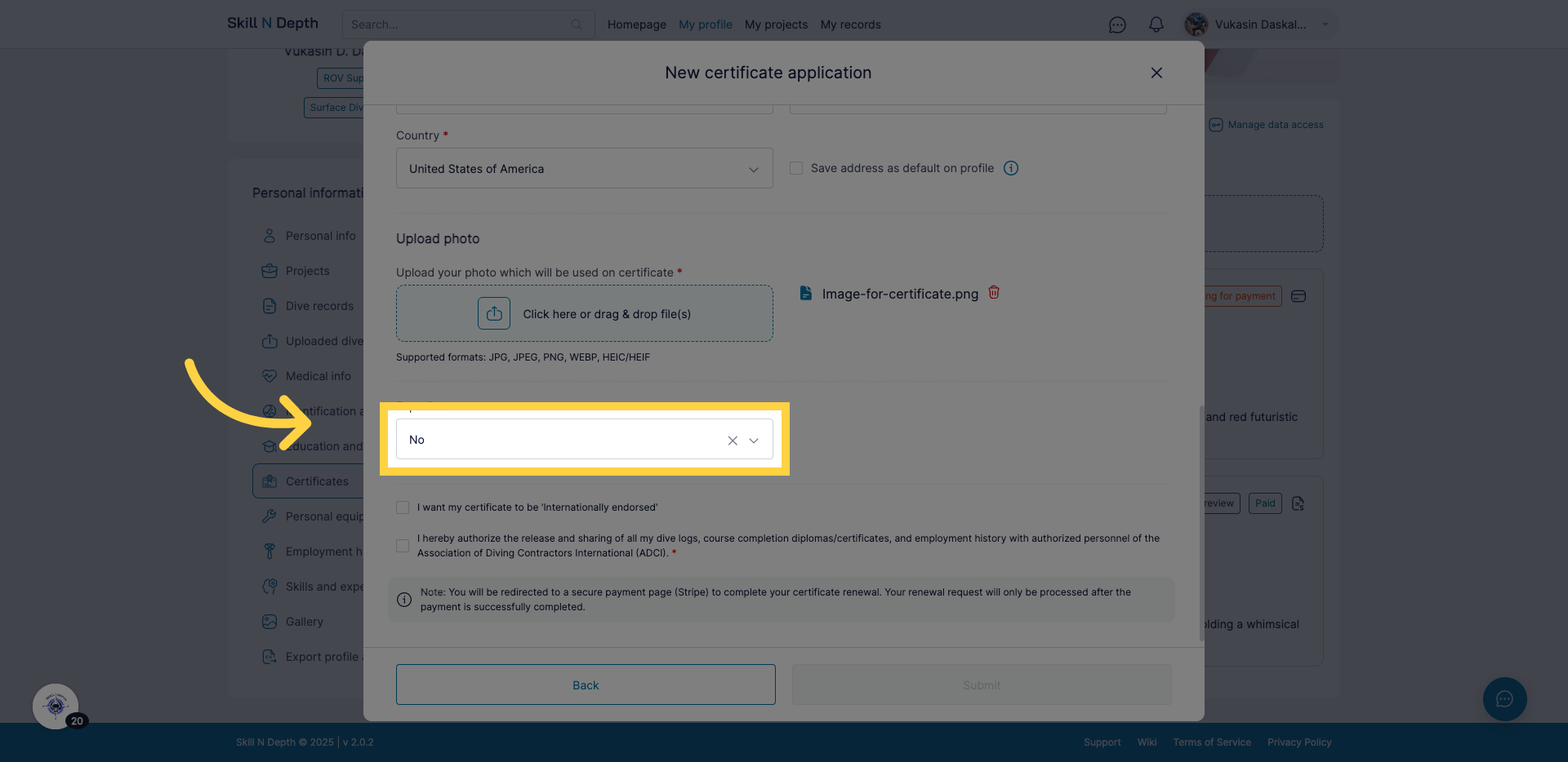 Expedite option