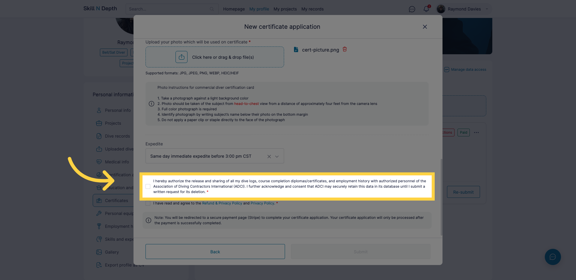 Authorize Data Sharing