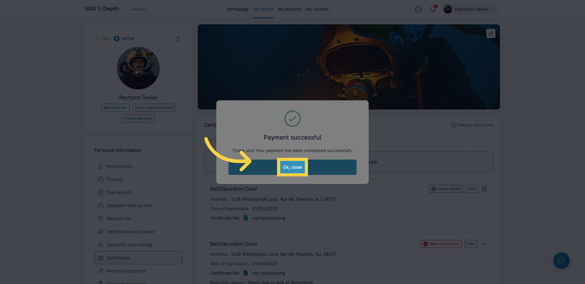 Close Confirmation Dialog
