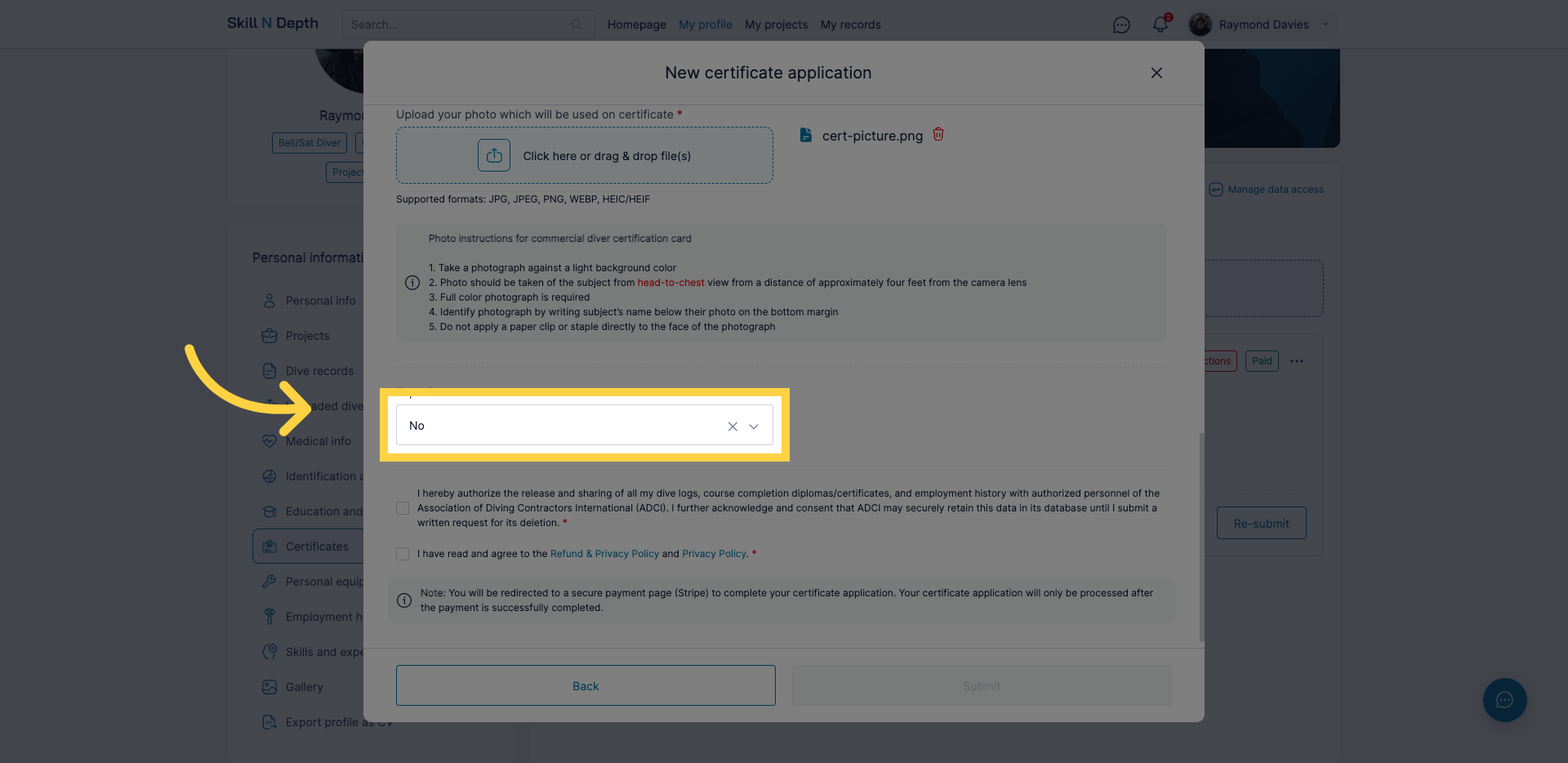 Decline Additional Options