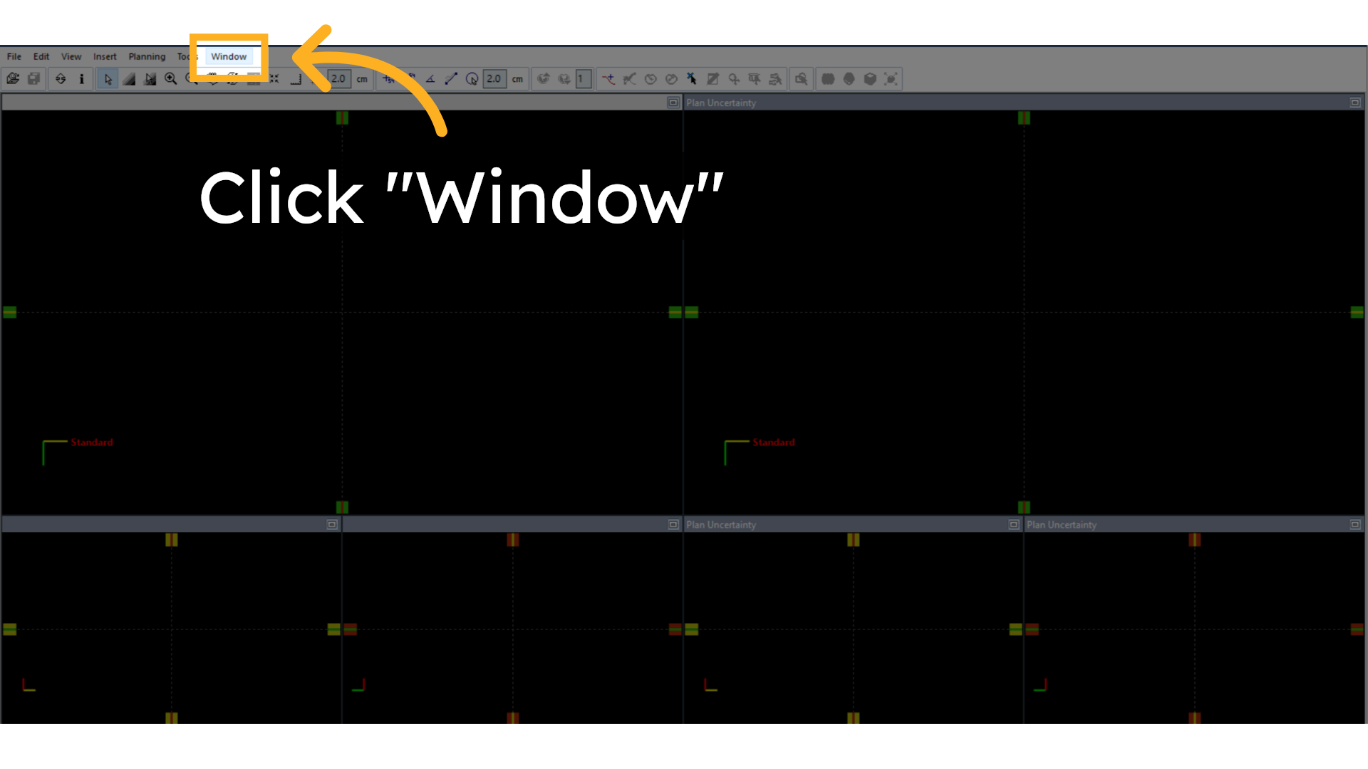 Click 'Window'
