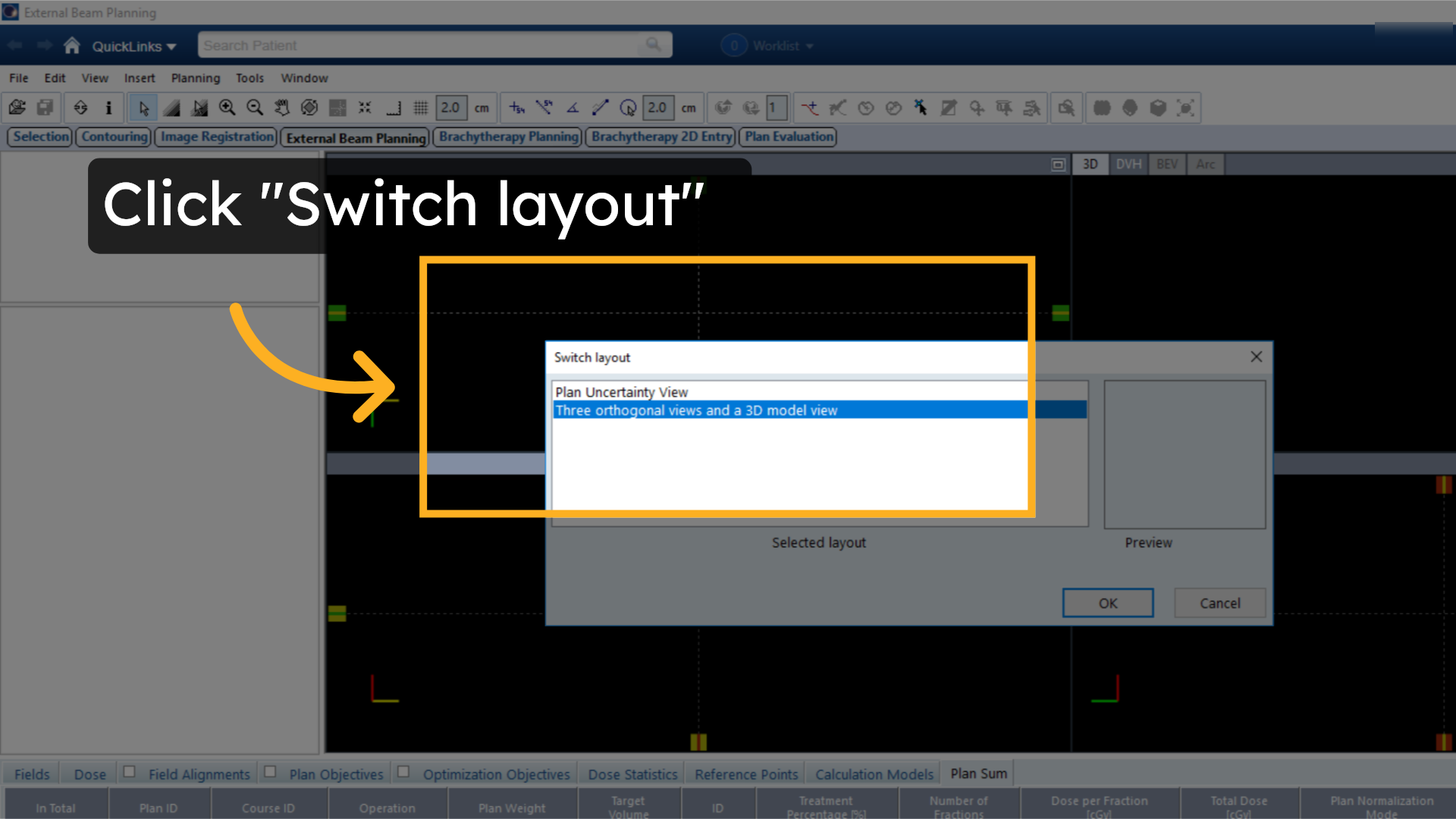 Click 'Switch layout - \\Remote'