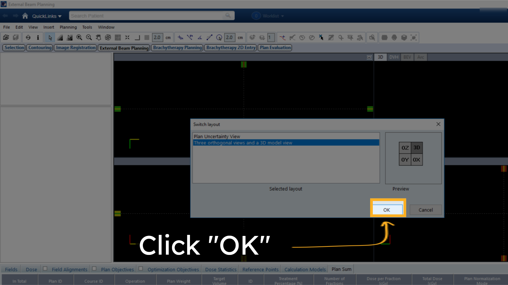 Click 'OK'