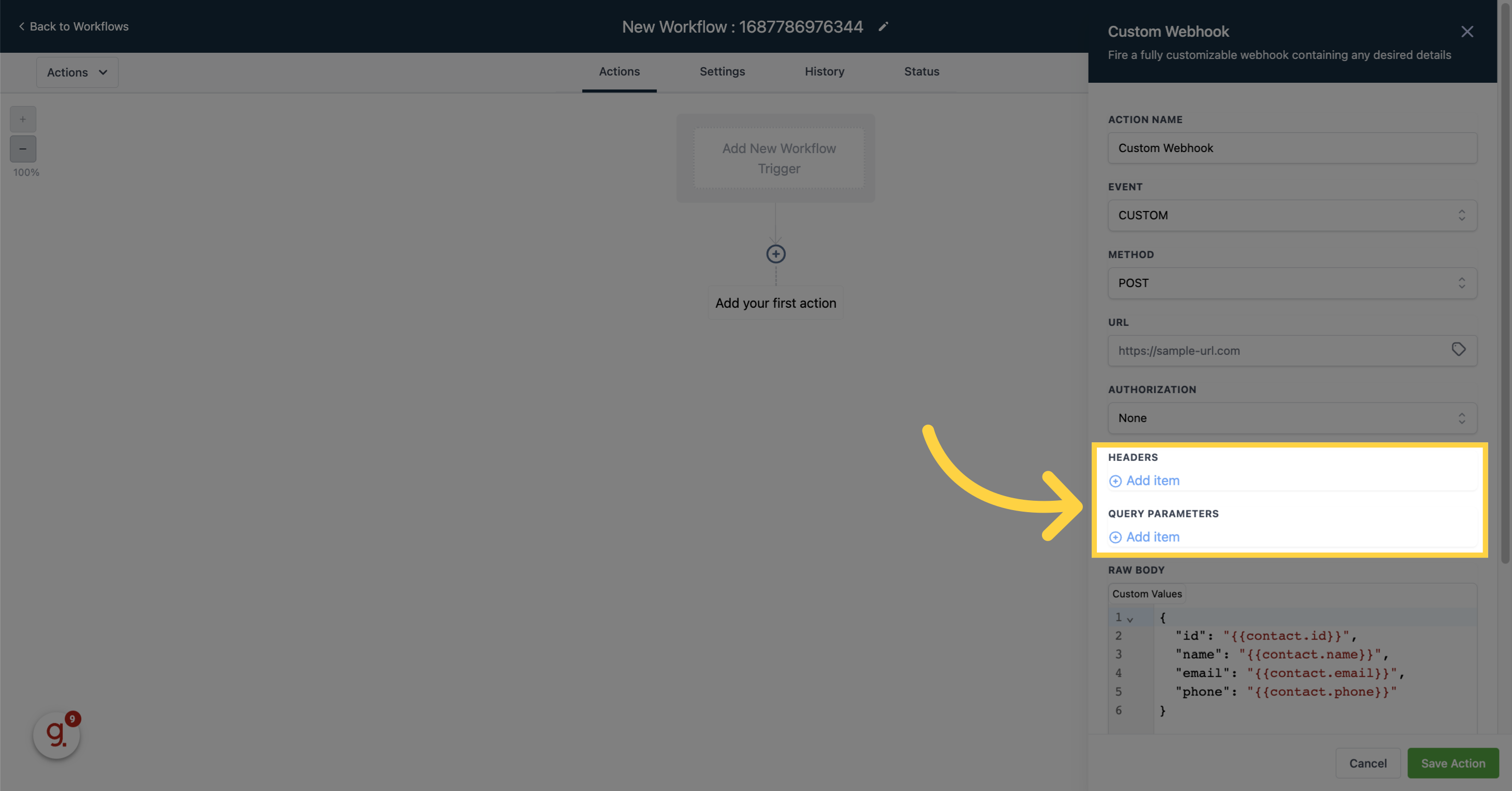 Headers & Query Parameters