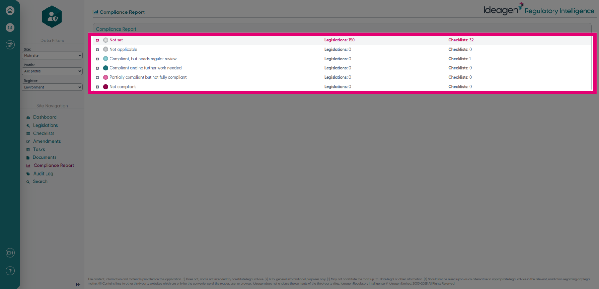 Click the heading of the category