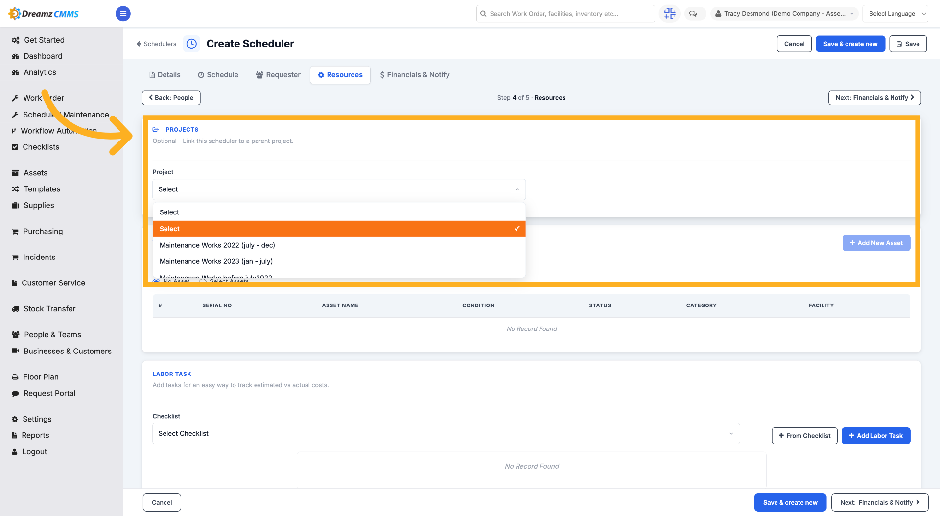 Open Projects Link