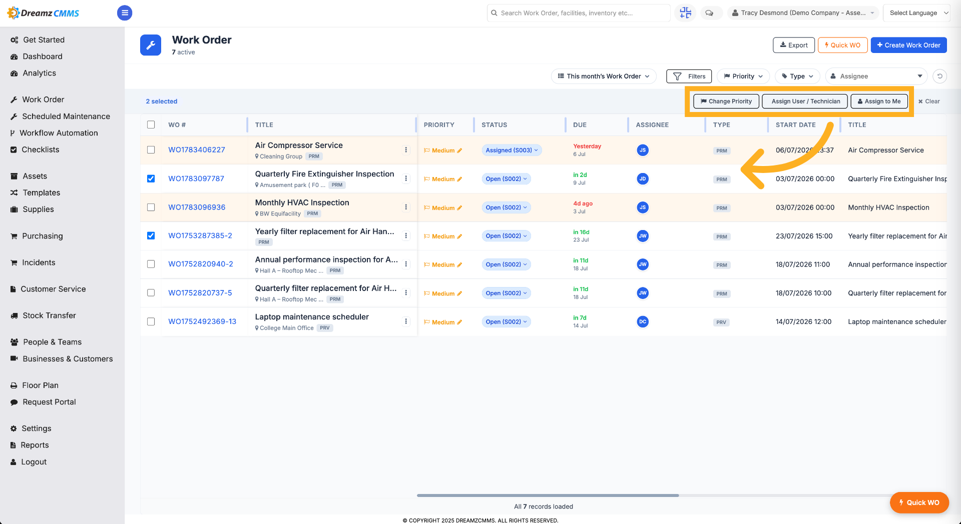 Options for dual selection