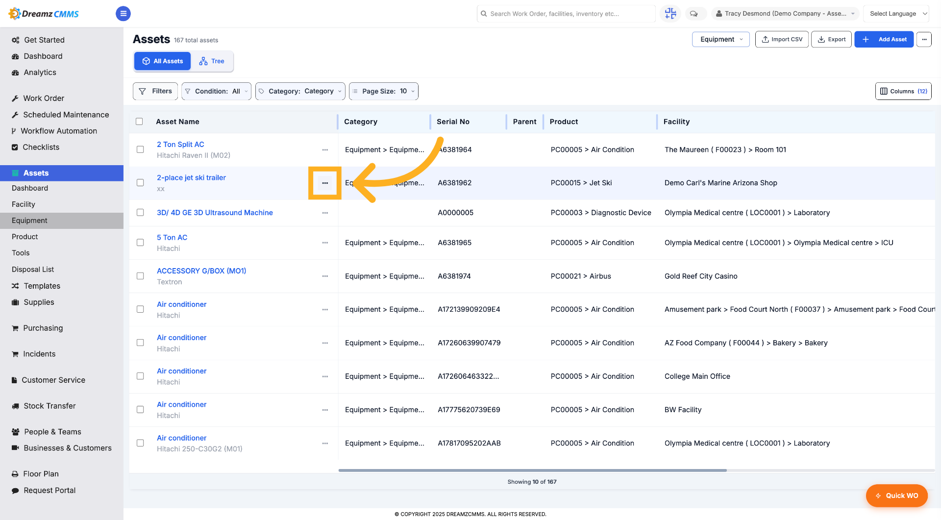 Access Asset Details