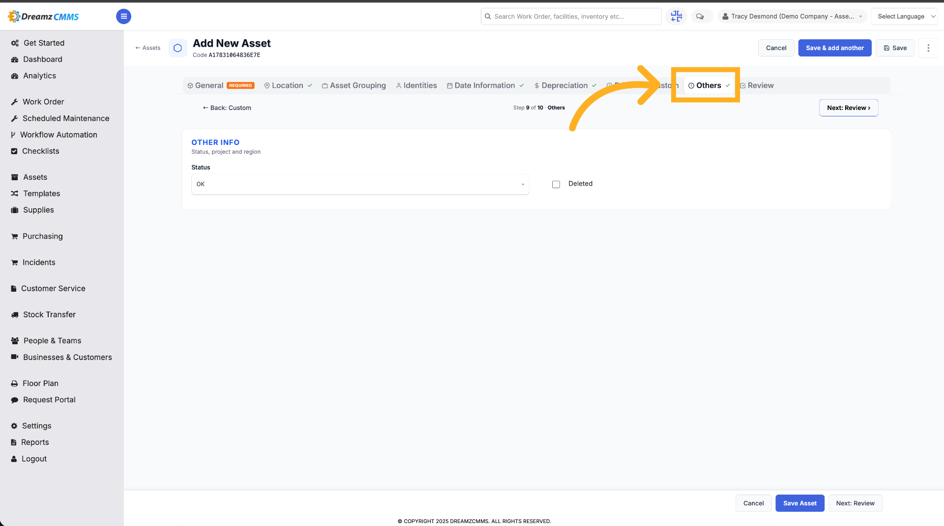 Access Additional Options