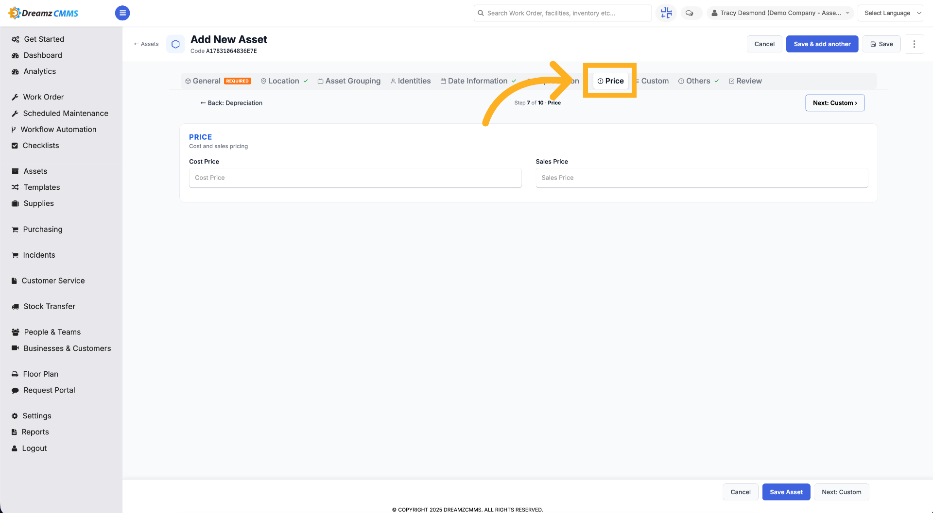 Input Price Details