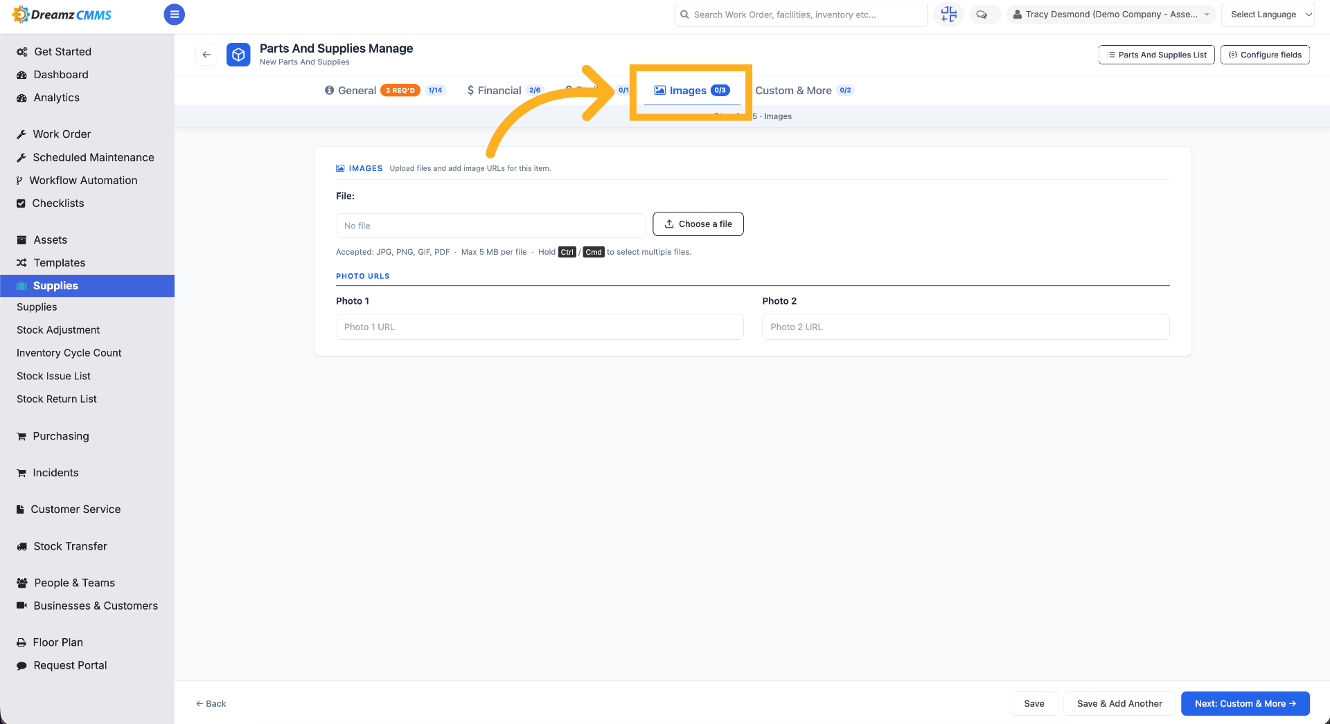 View Image Requirements