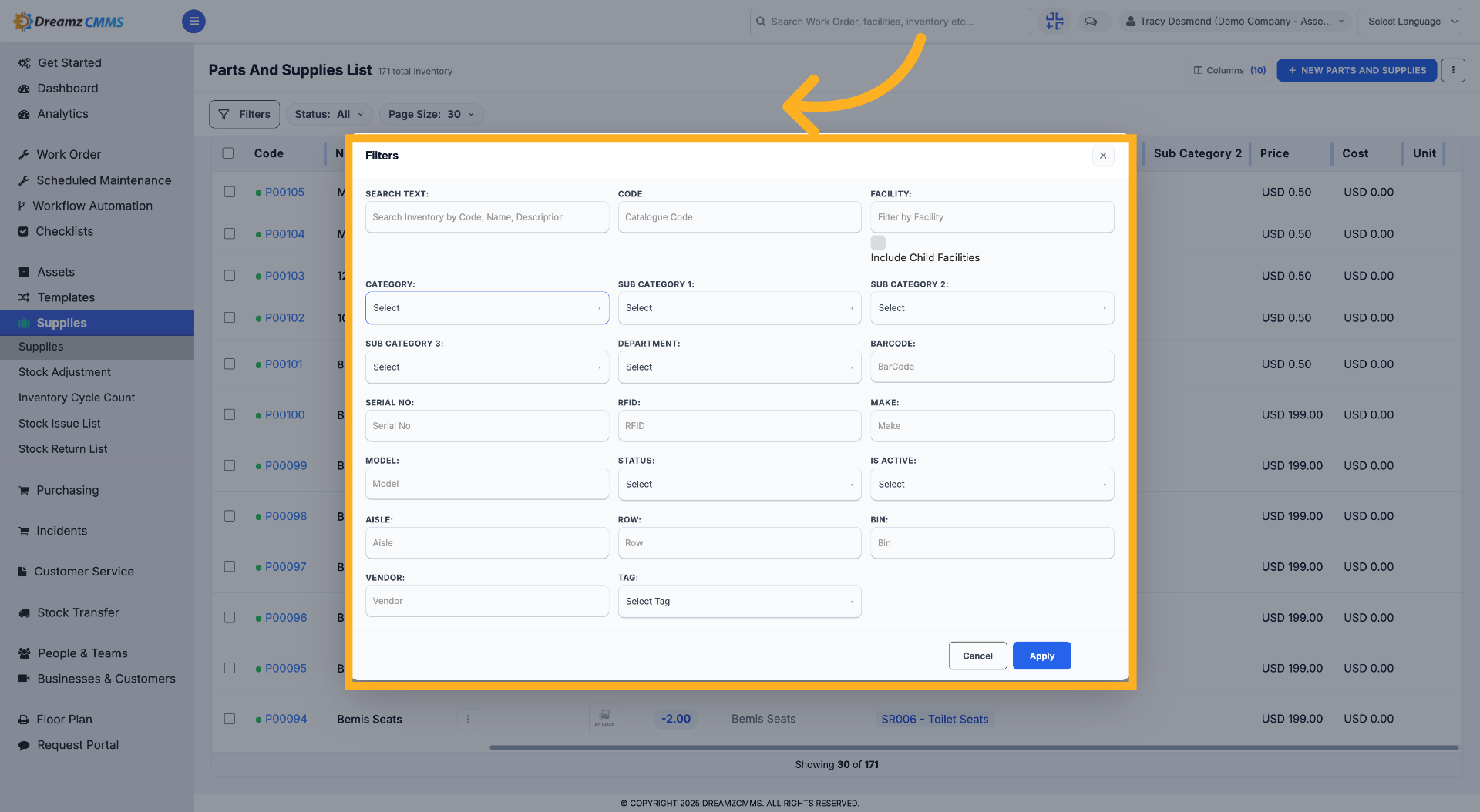 Additional Filter Option