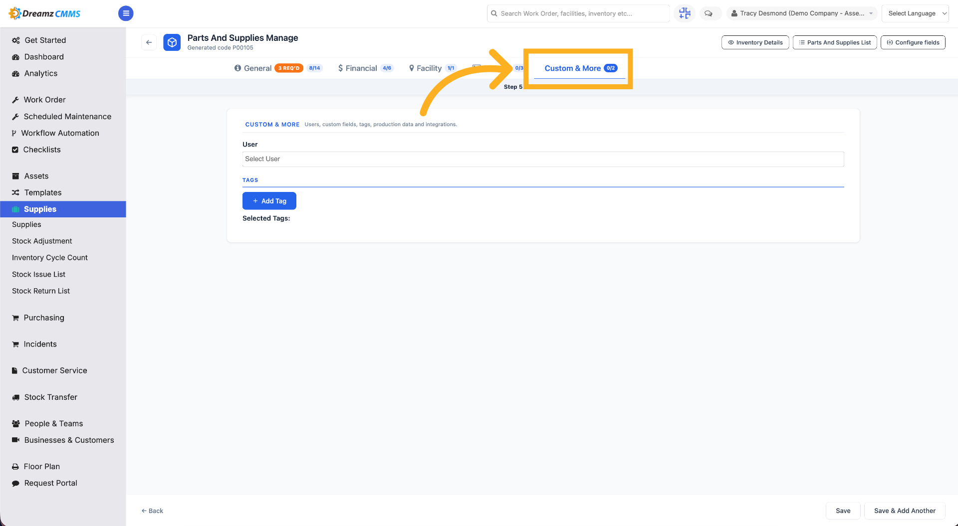 Open Custom Fields