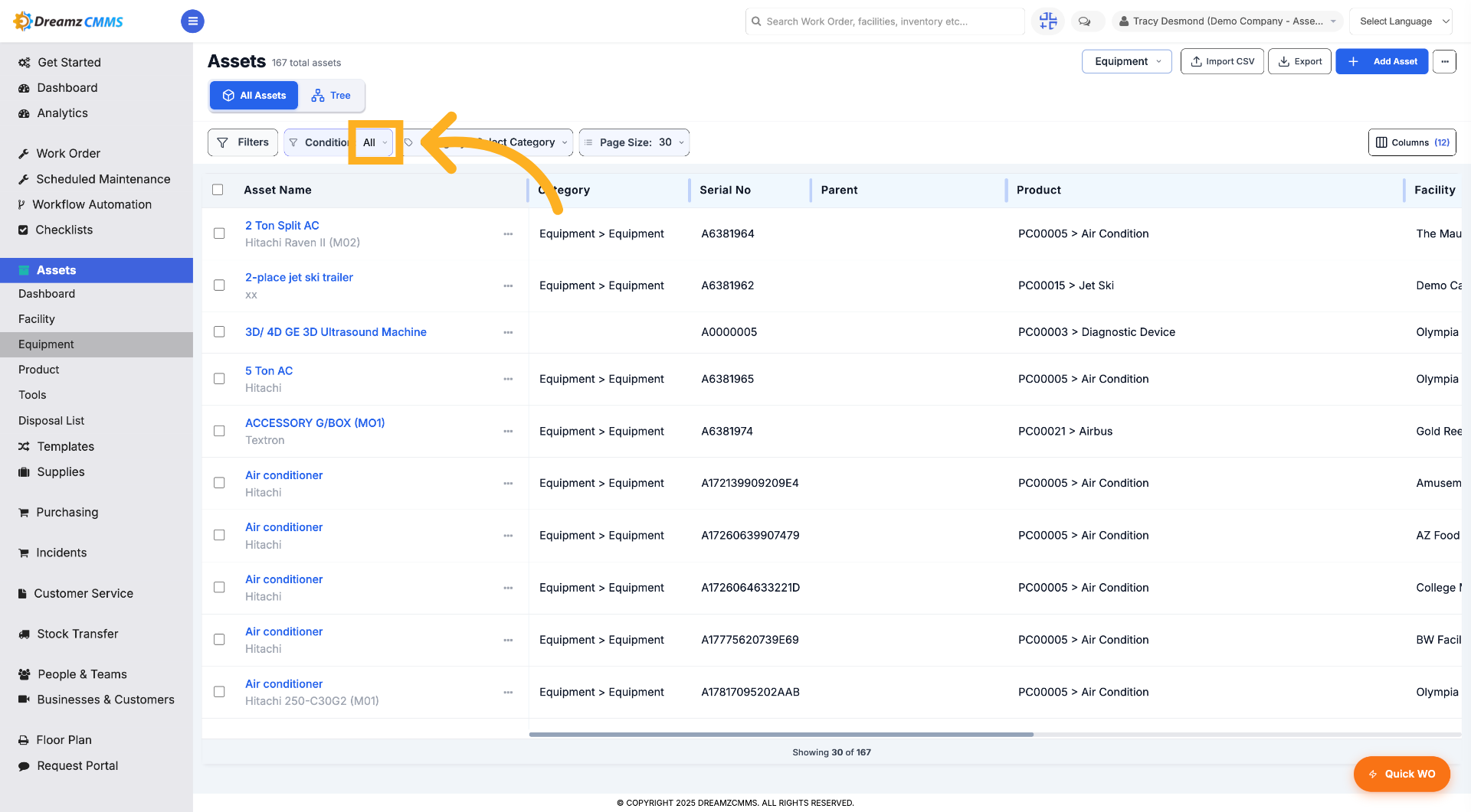 Select All Categories
