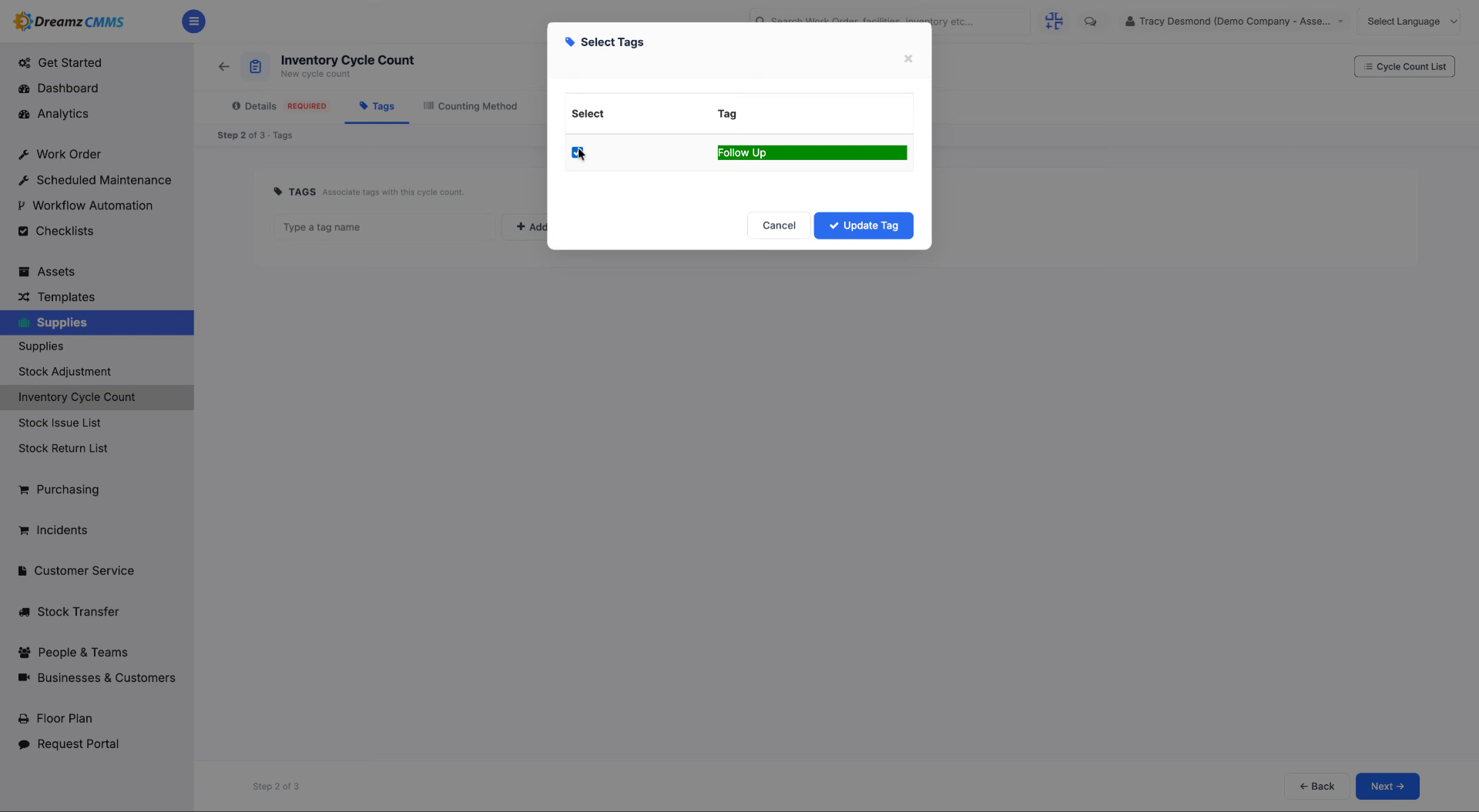 Fill Tag Value