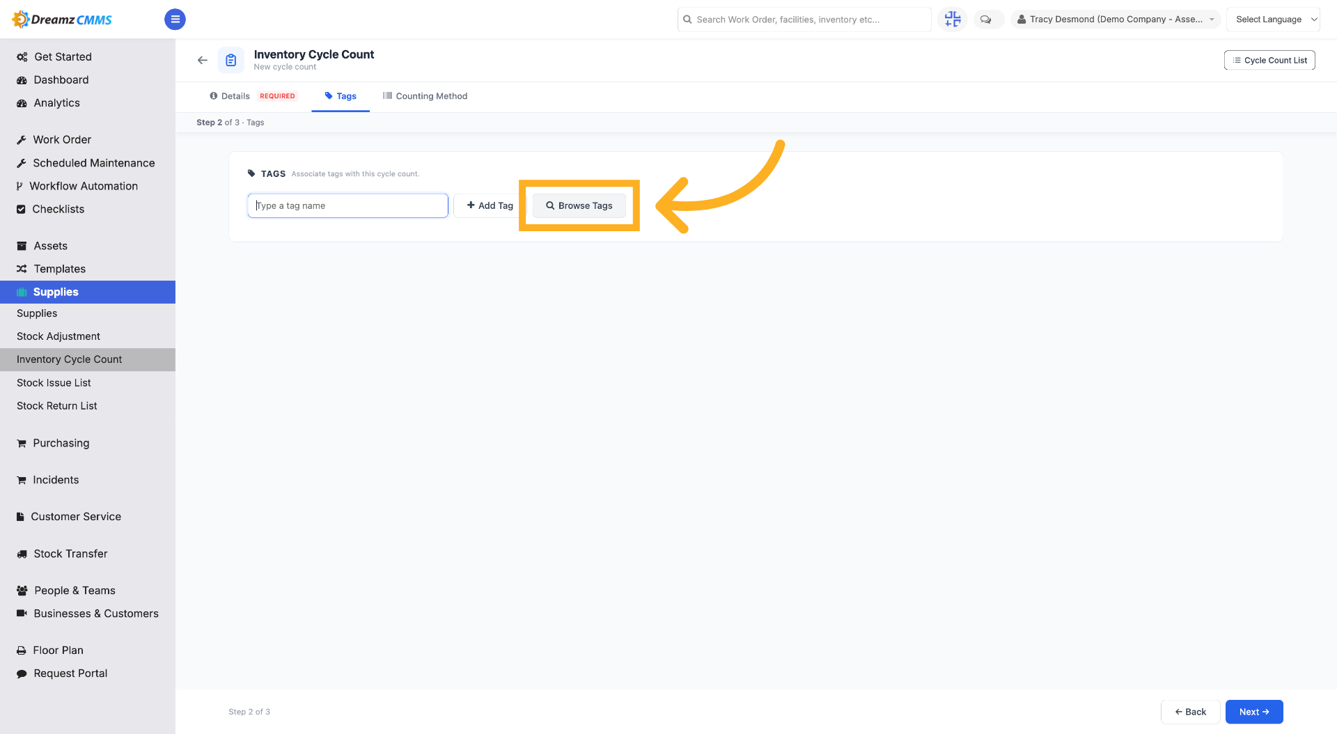 Browse Available Tags