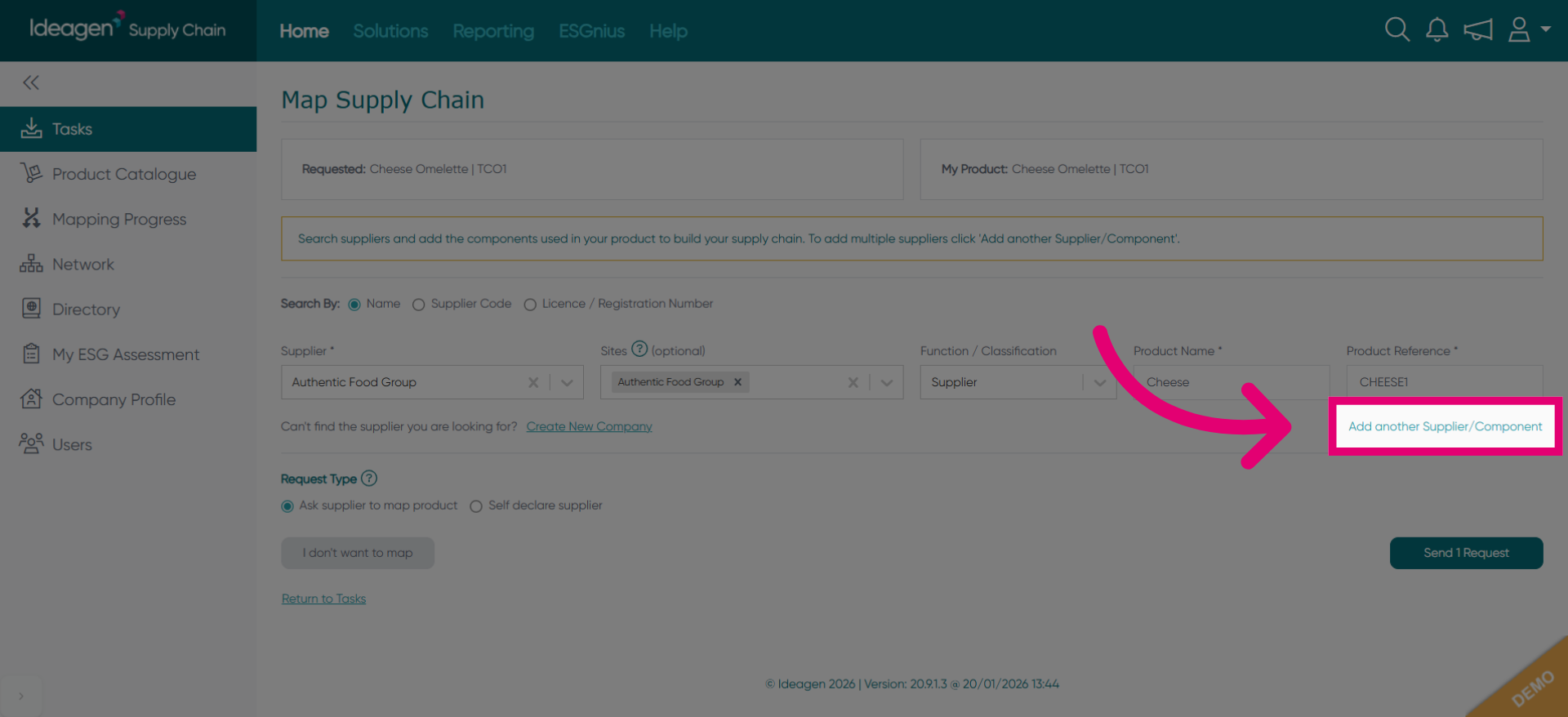 Add Supplier or Component