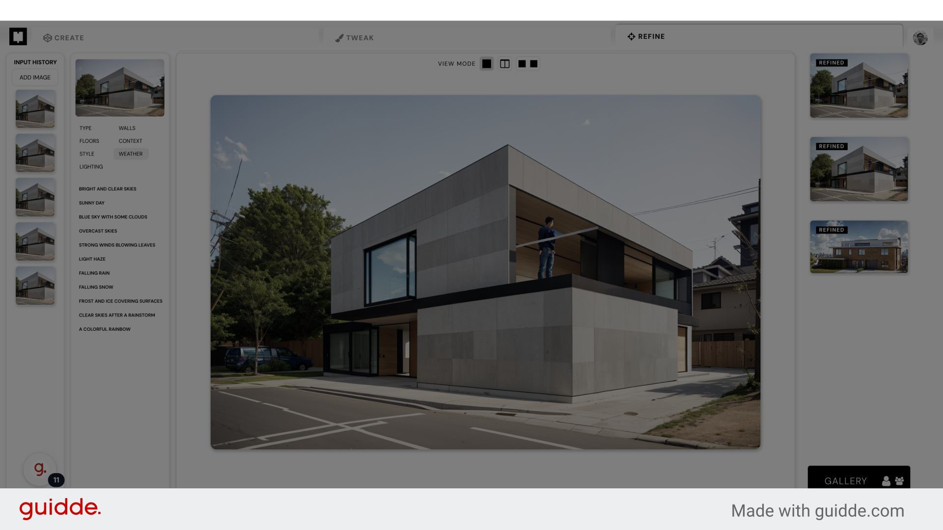Additinally. You can upscale images from the create section.