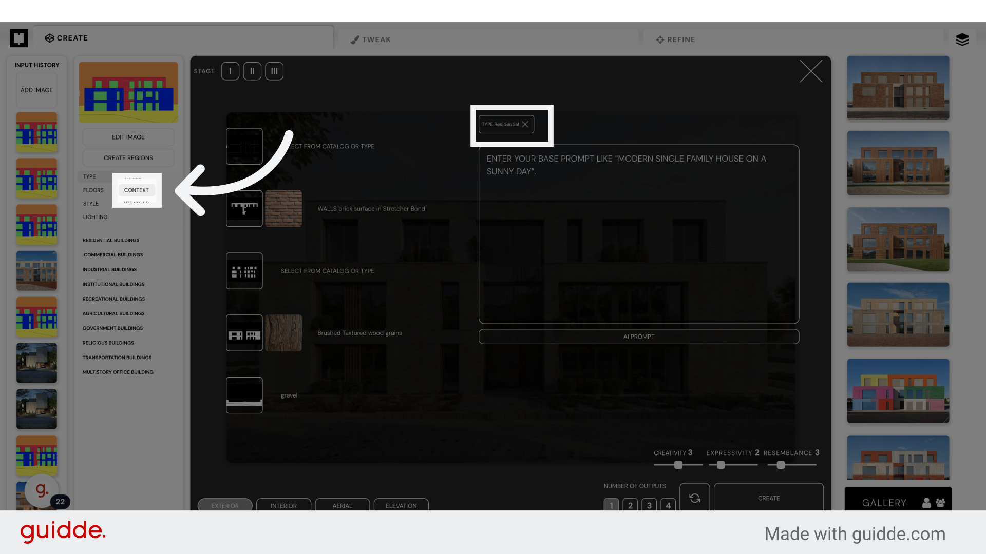 Click 'CONTEXT'