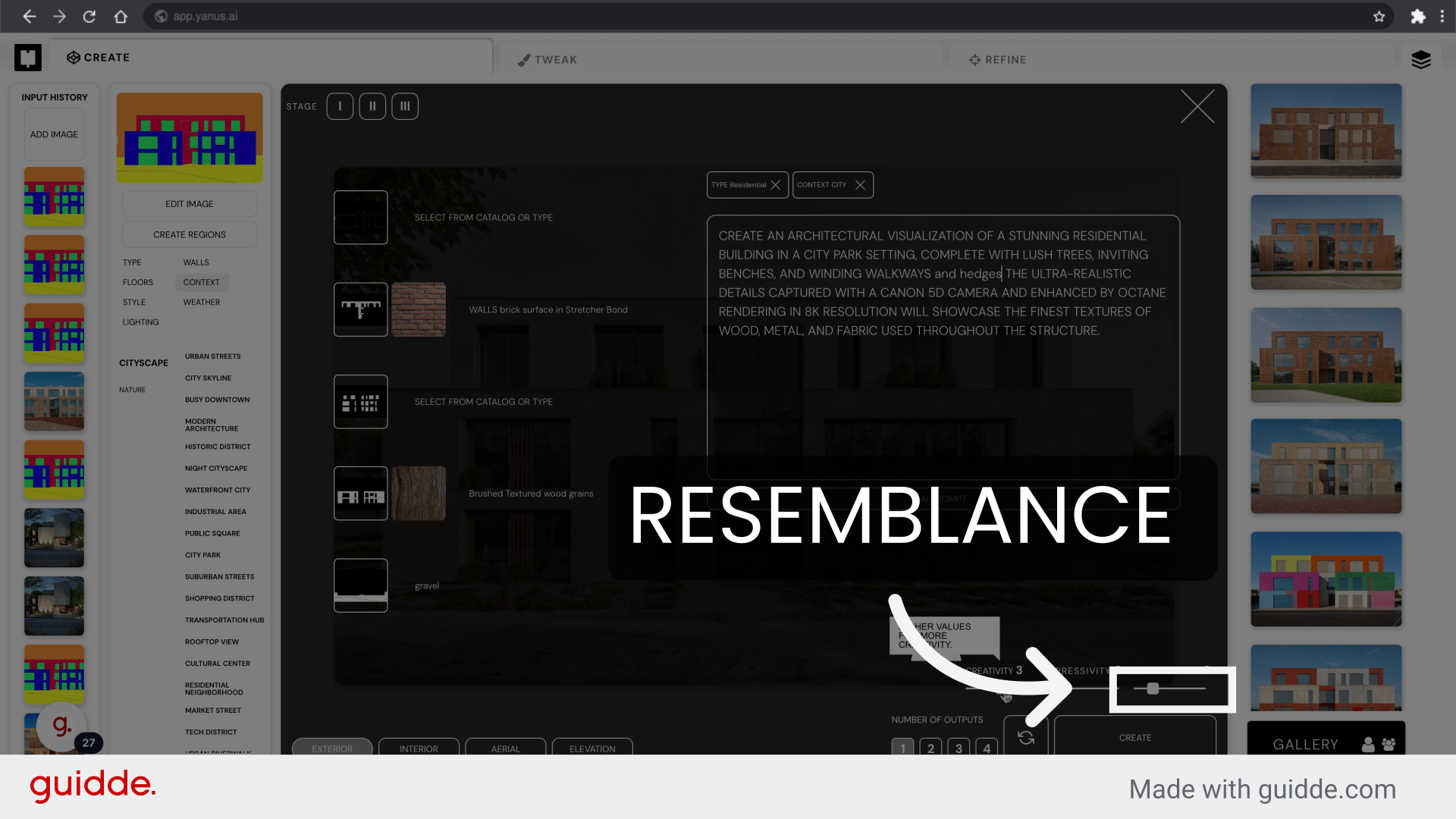 Resemblance Slider