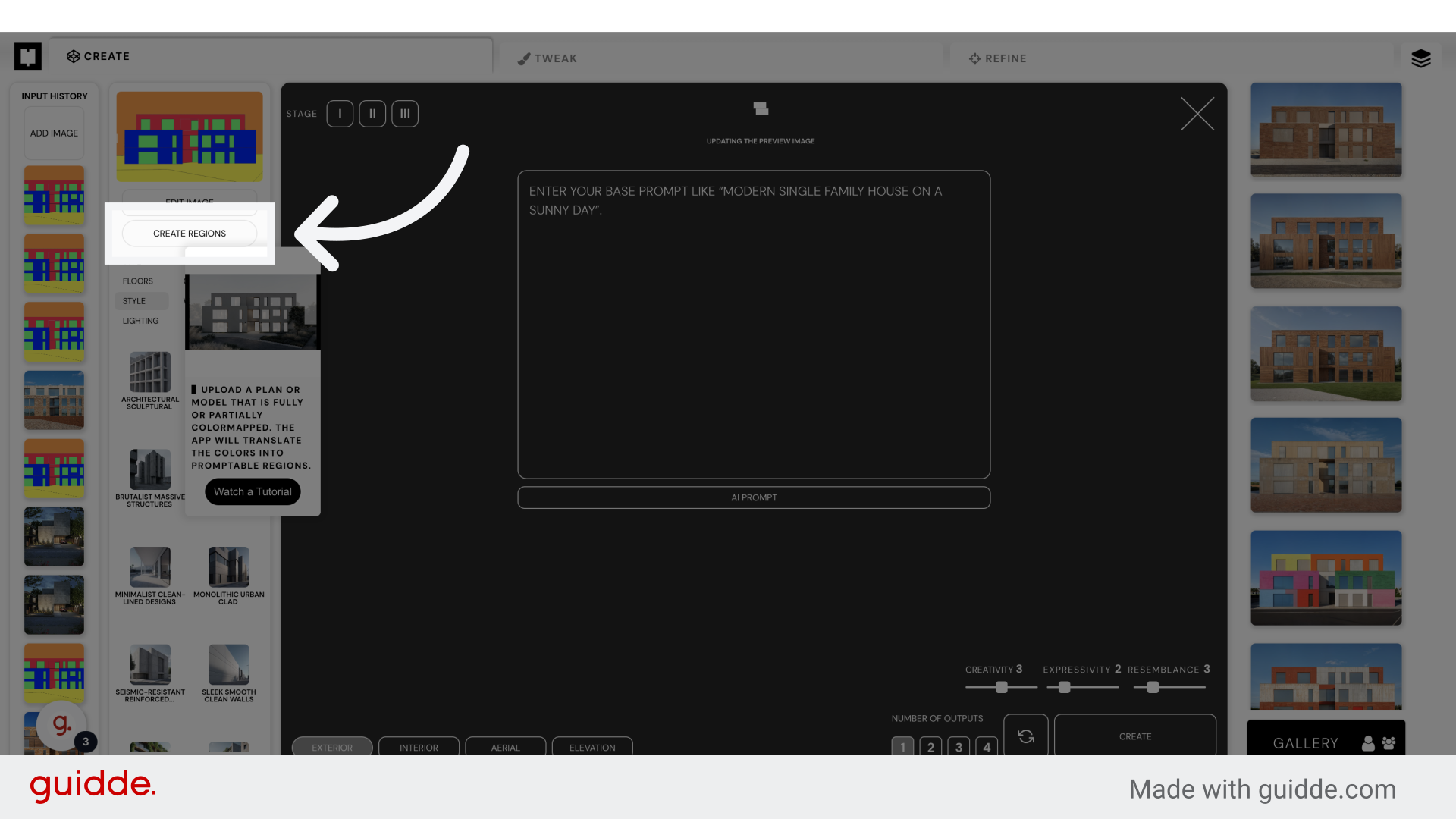 Create Regions