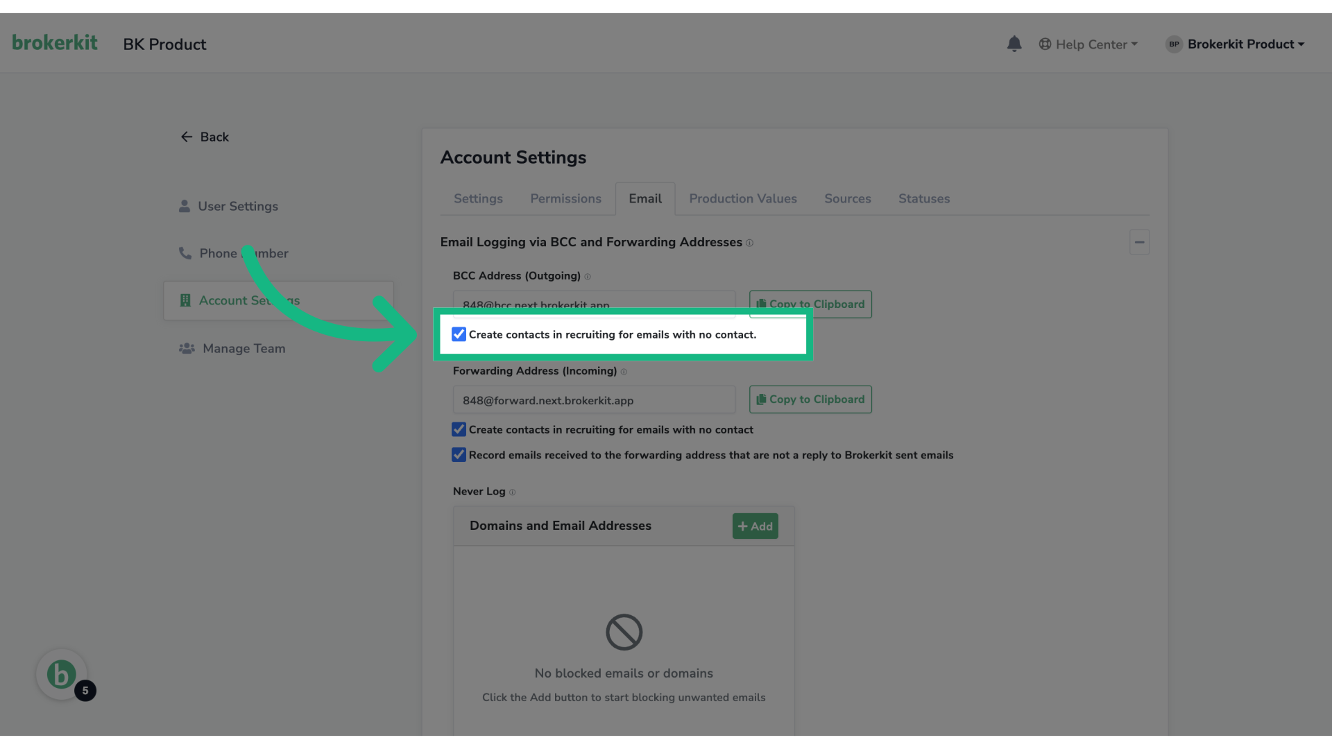 Ensure the checkbox is selected
