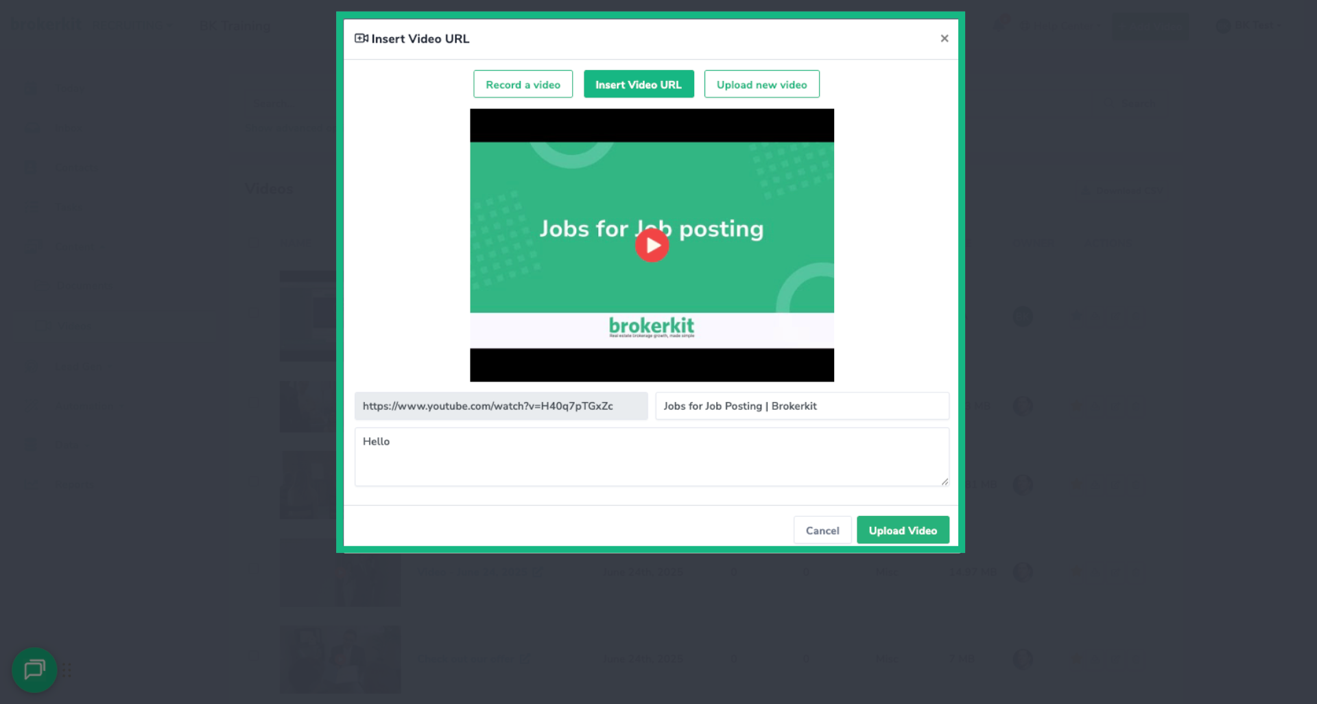 View Video Processed