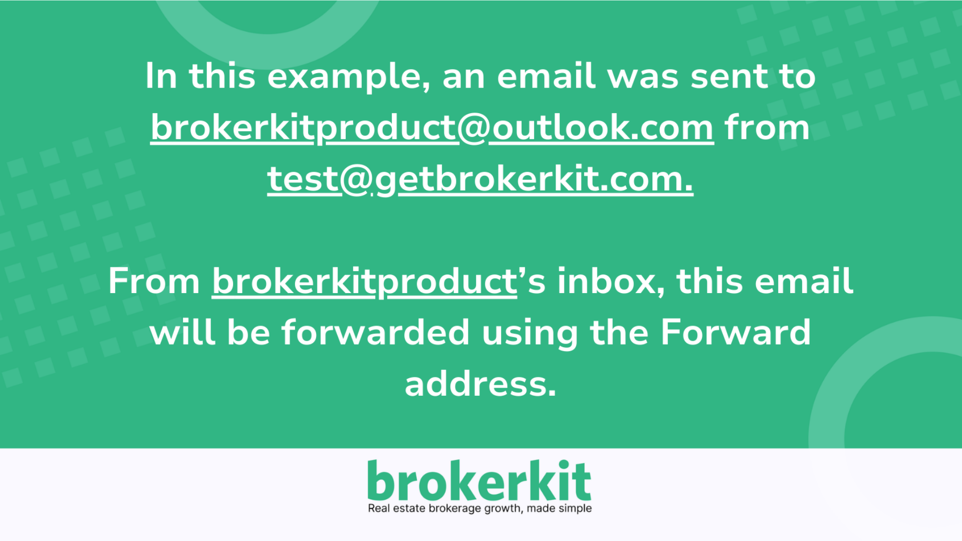 Example: Manually Adding Brokerkit's Forward Address in Outlook
