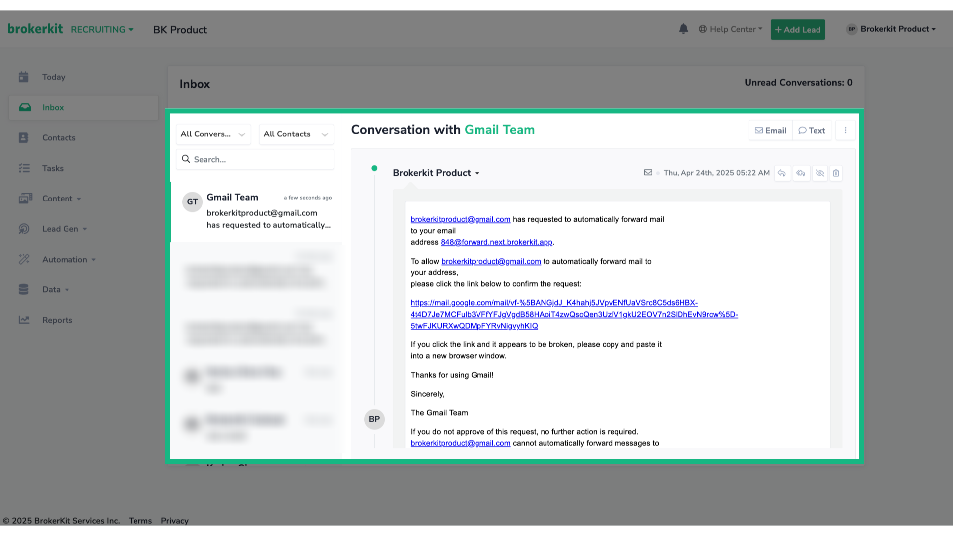 Find the email