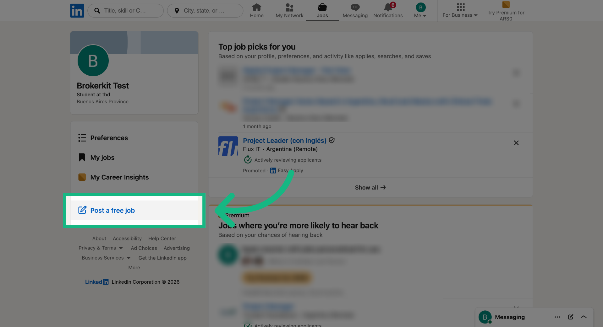Start Free Job Posting