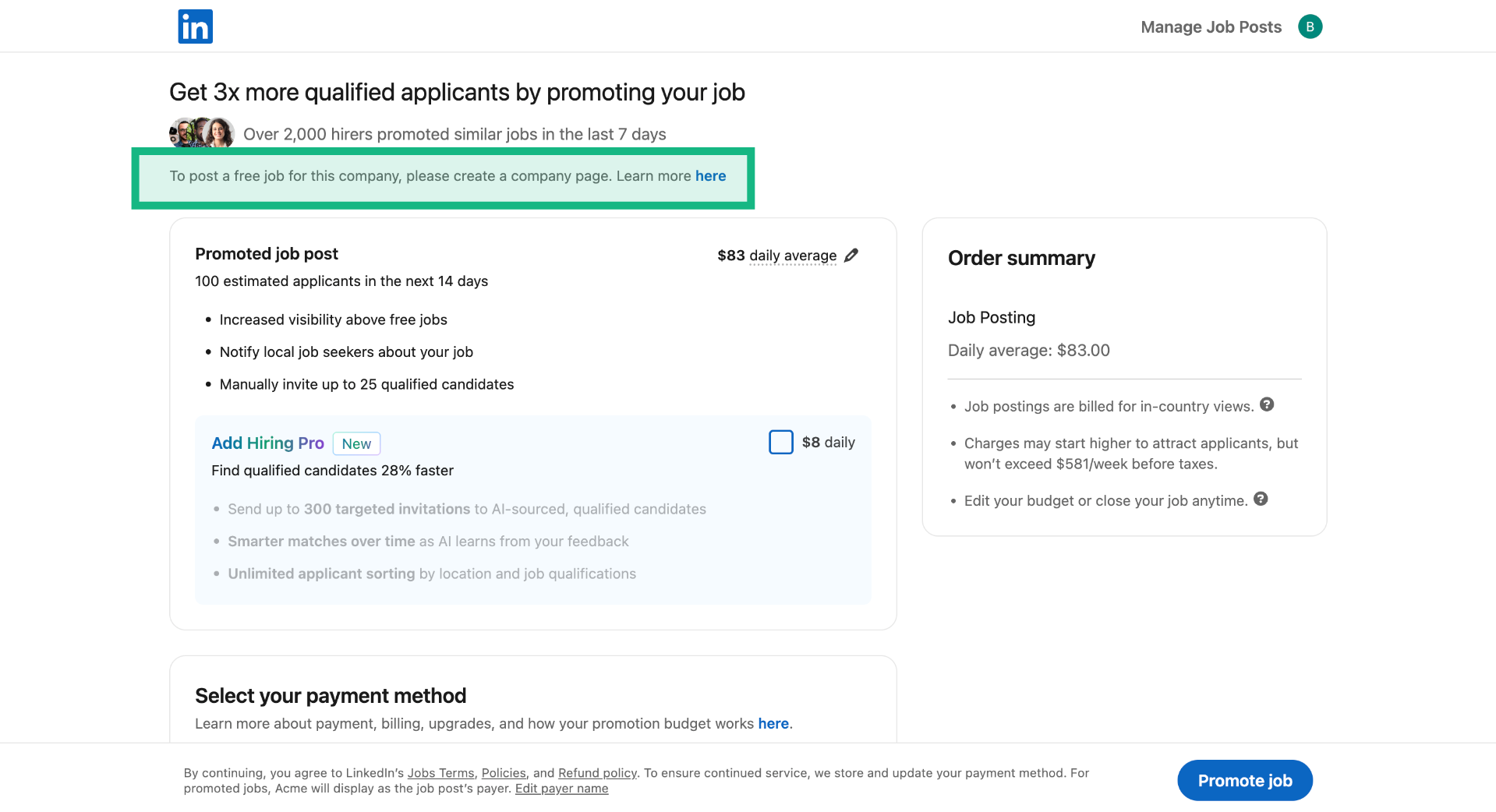 Choose Promotion Campaign