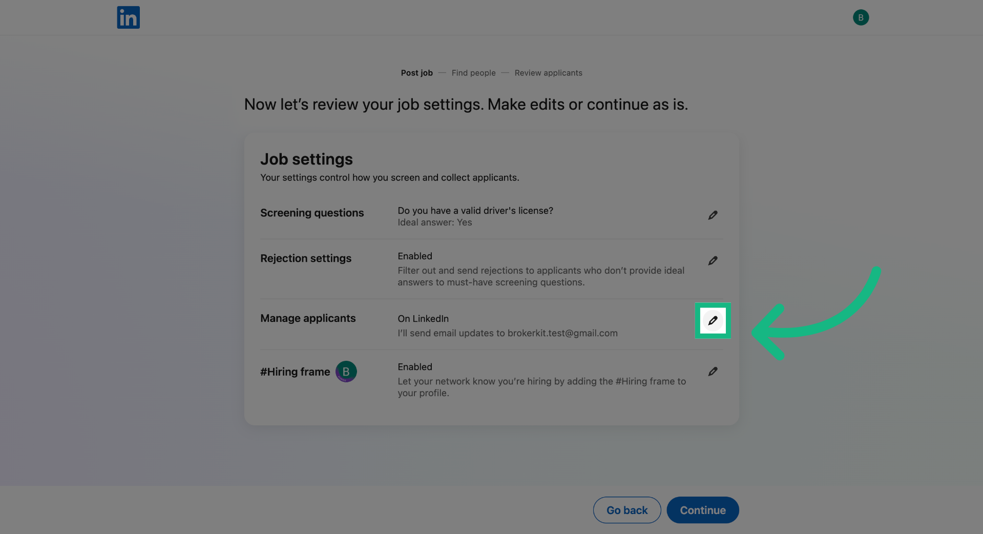 Access Additional Options