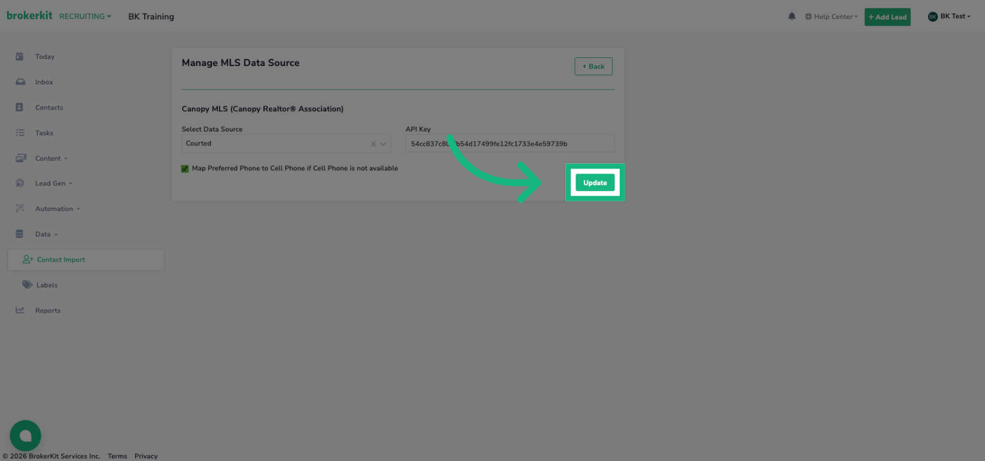Save Phone Mapping Changes