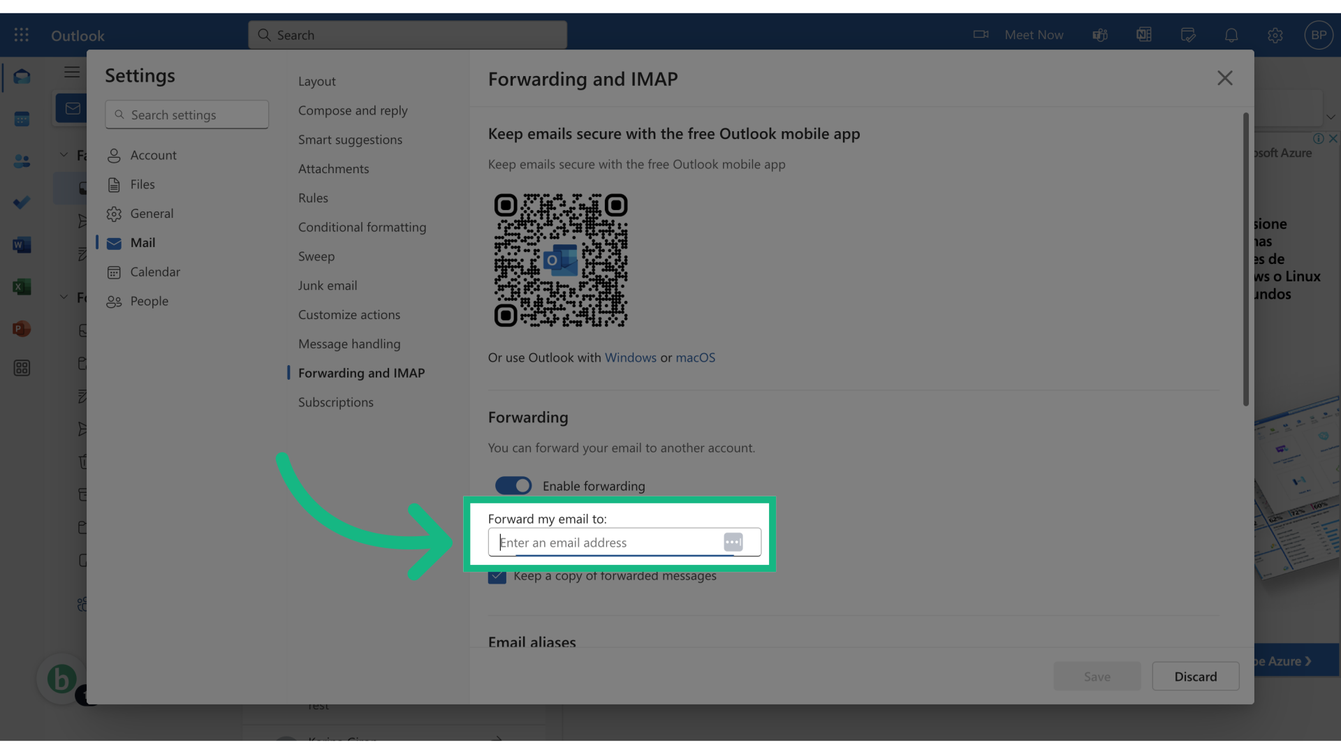 Paste Brokerkit's forwarding address
