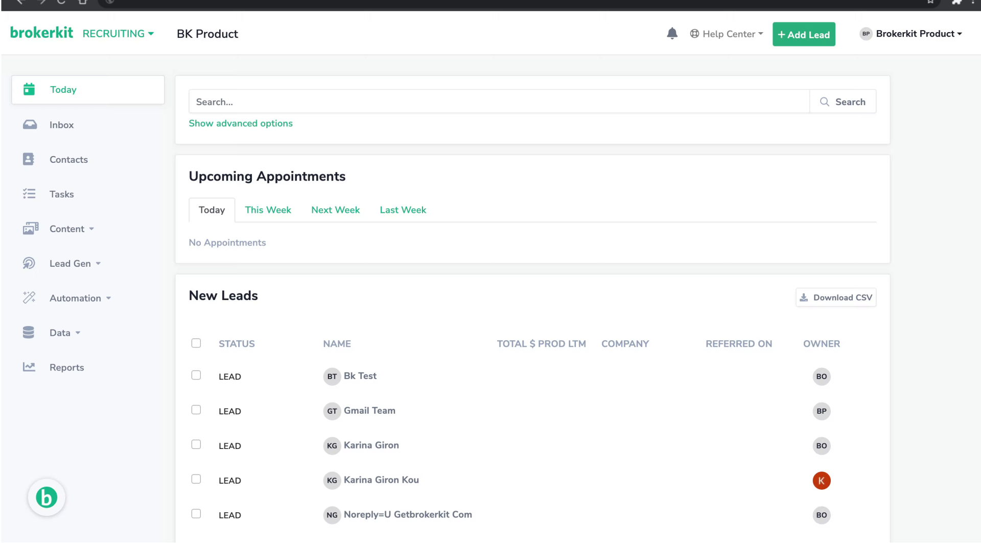 Login to the Brokerkit Platform