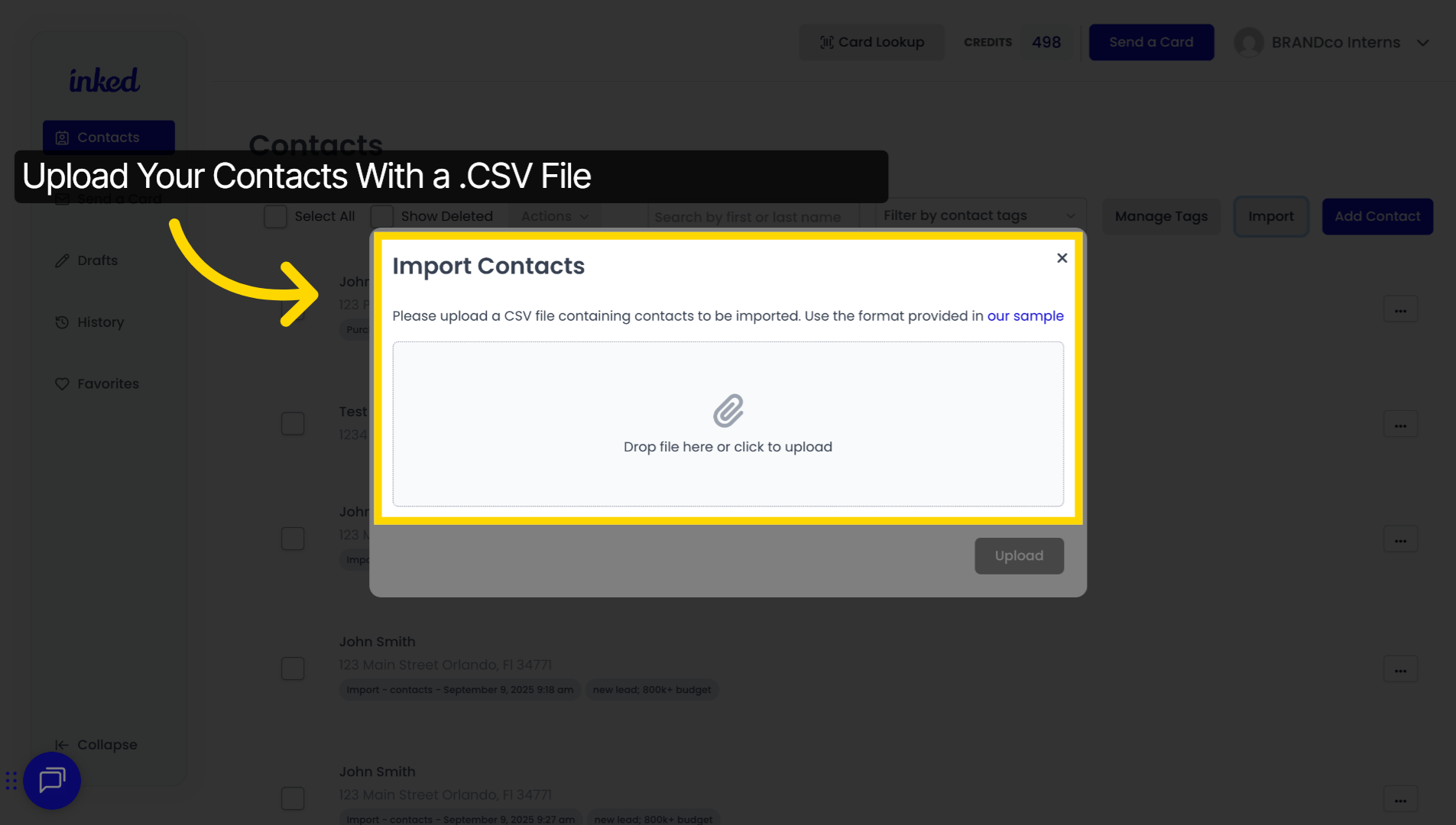 Import Your Contacts