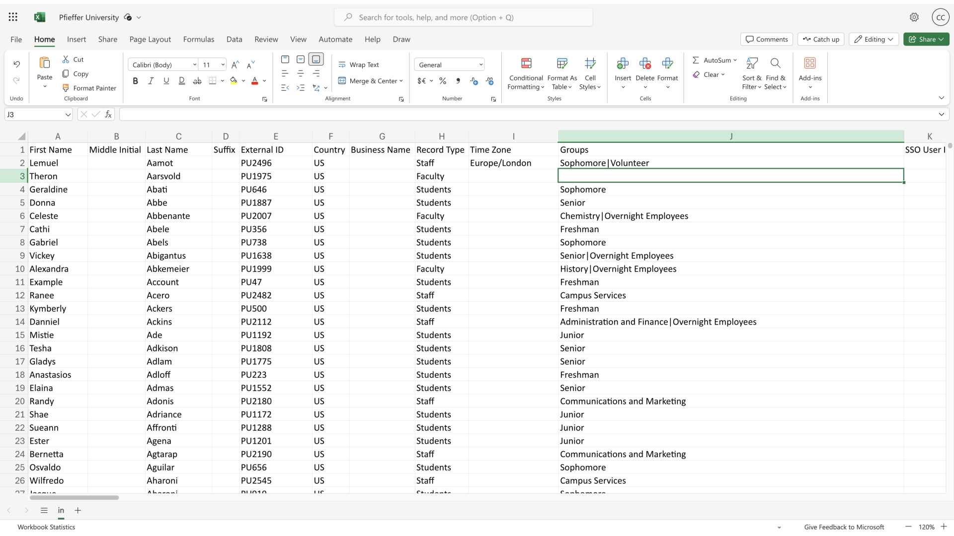 Excel - Remove Group