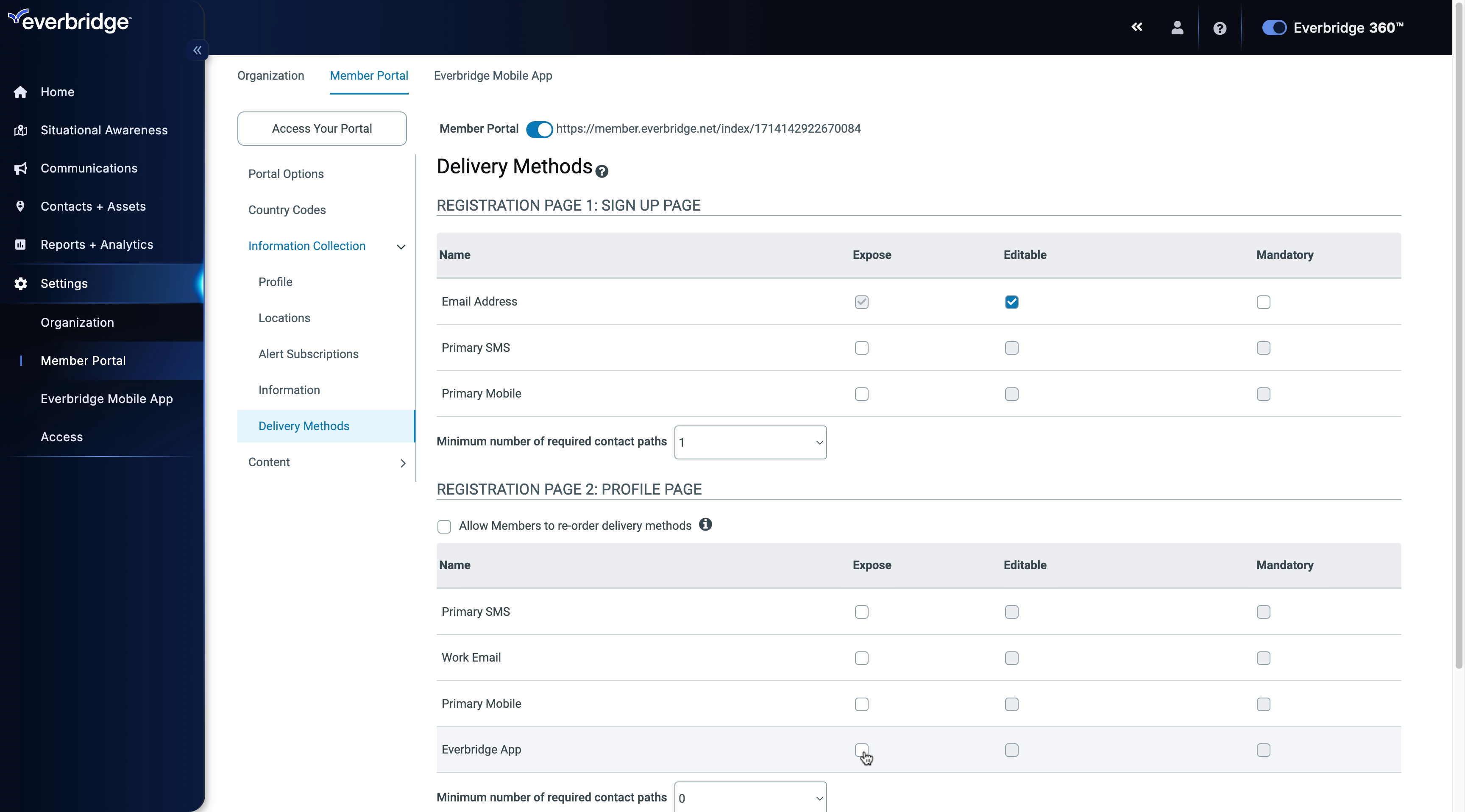 Information Collection - Delivery Methods