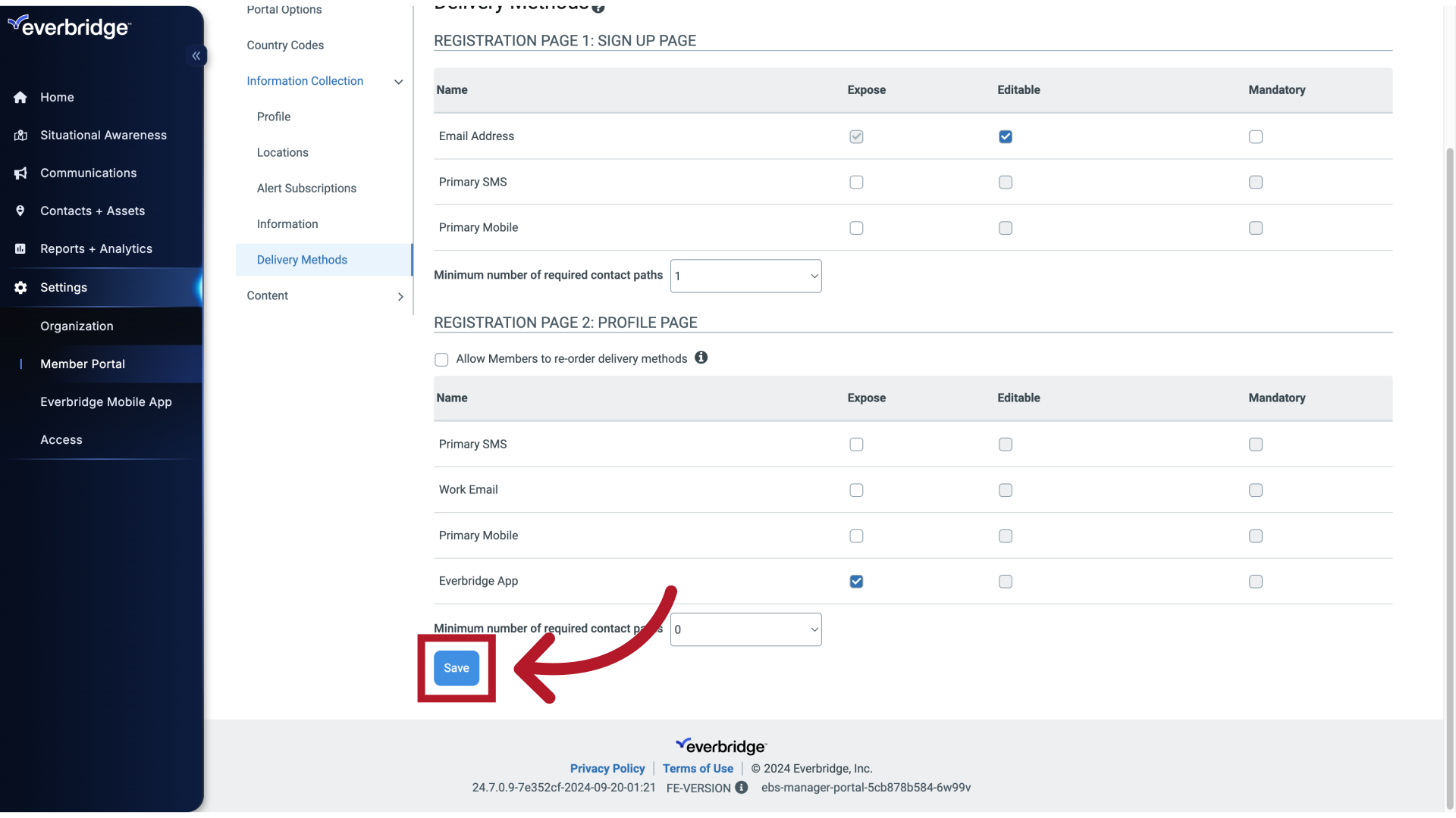 Information Collection - Delivery Methods