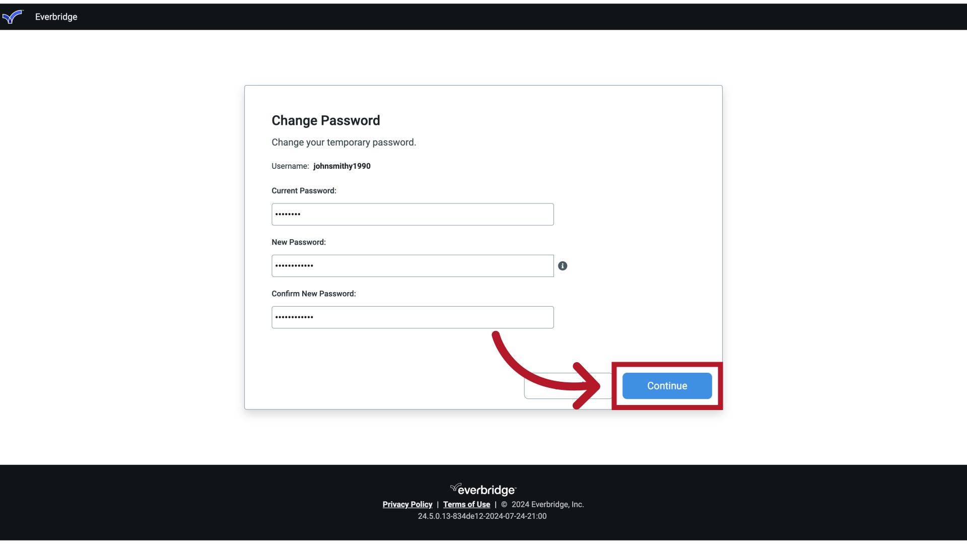 Change Password