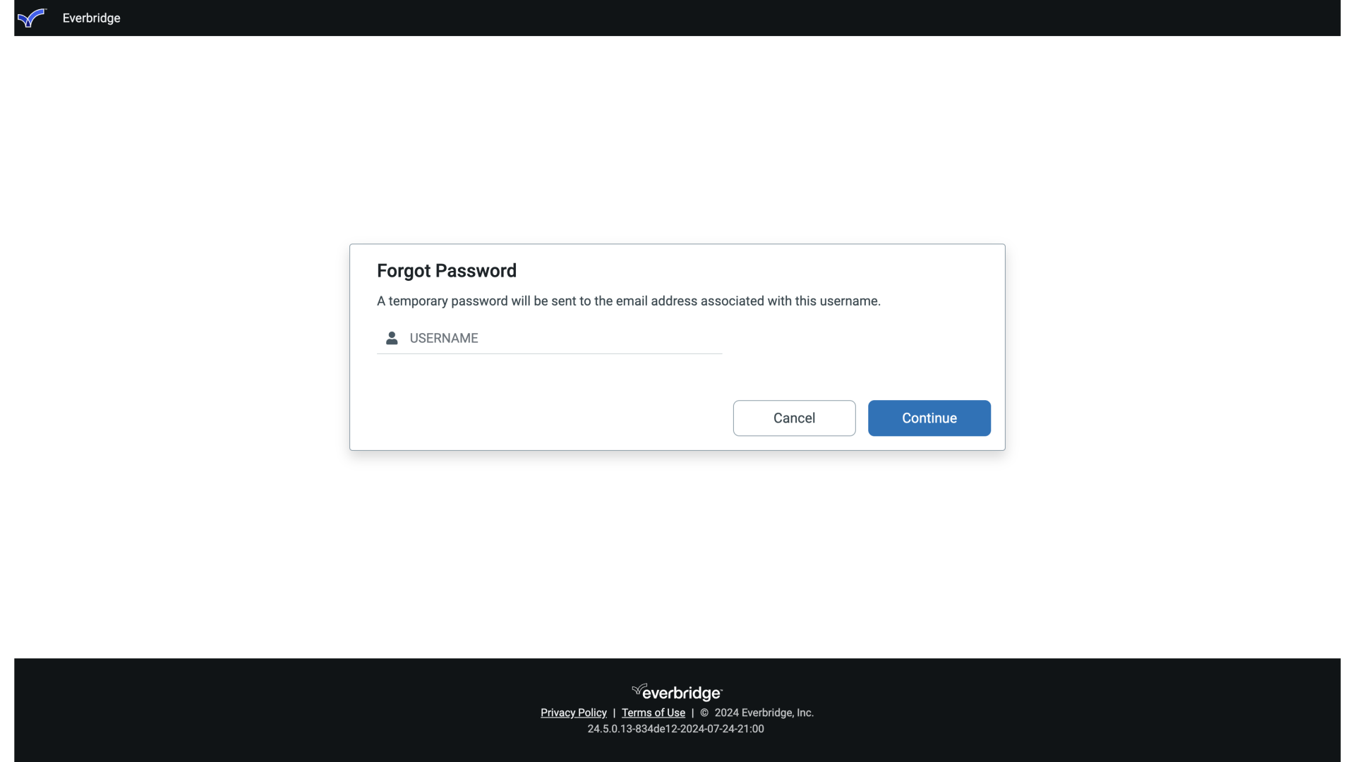 User Forgot Password