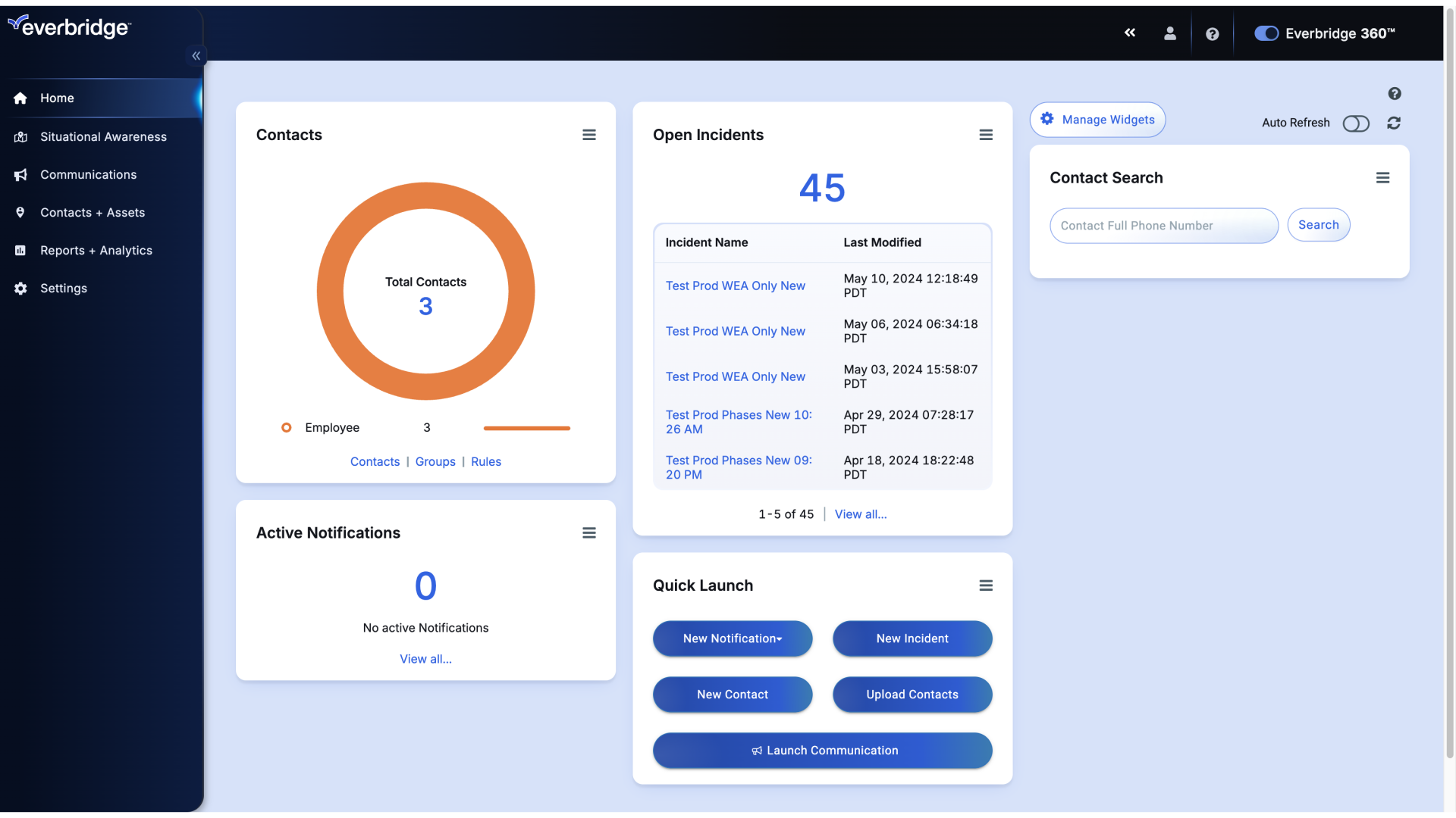 Dashboard