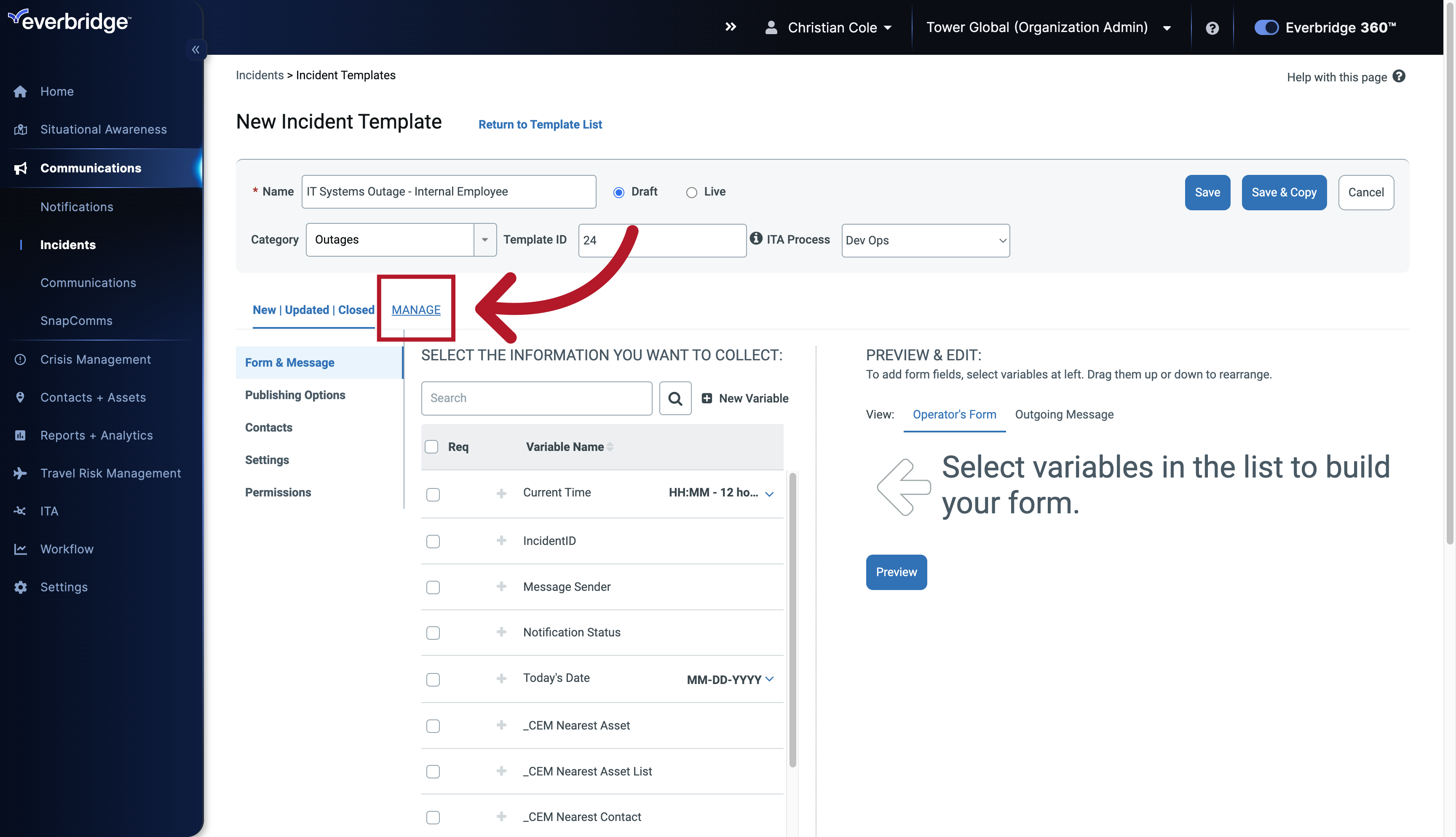 Manage Notification Phases