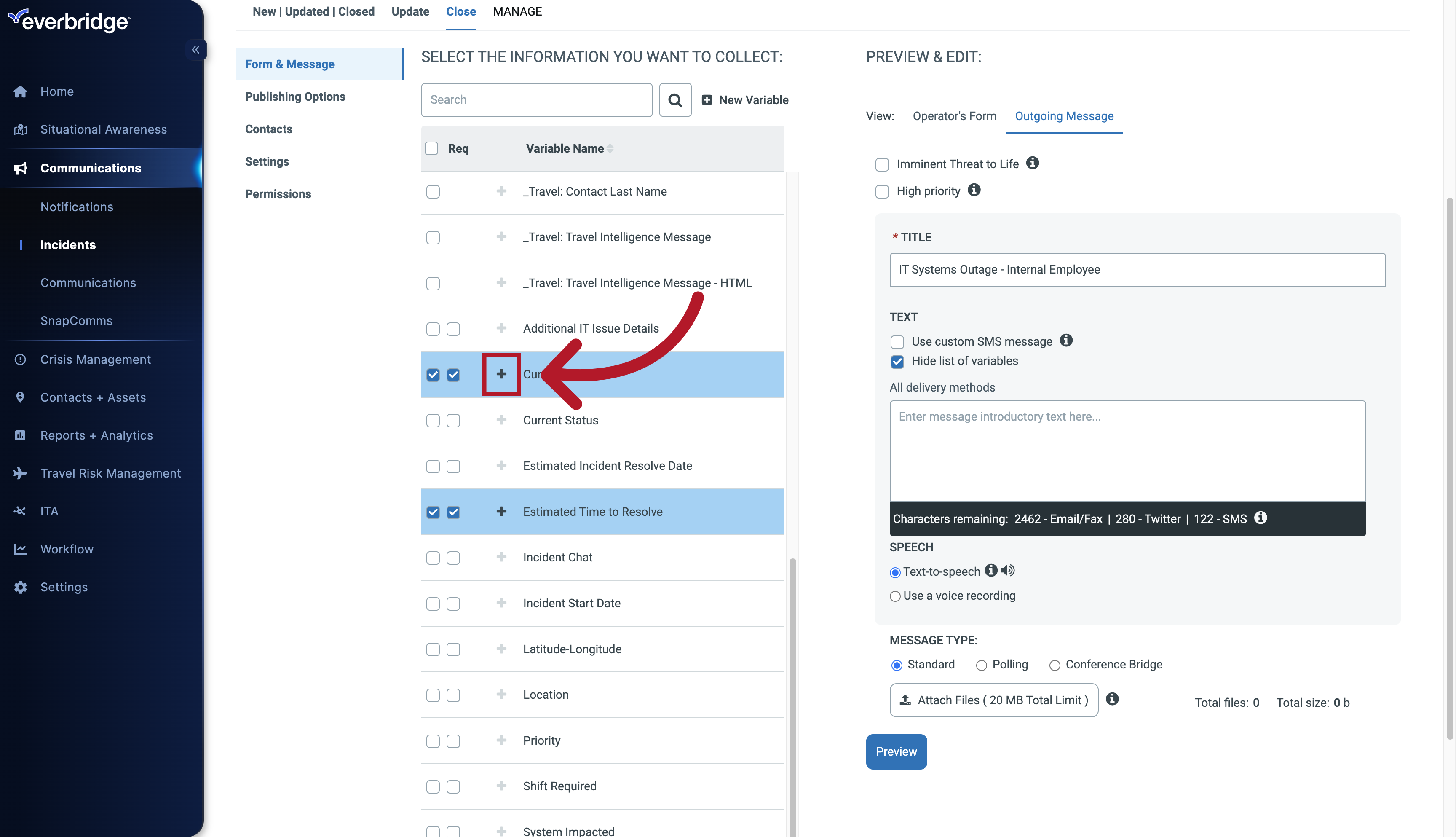 Add Variable Token