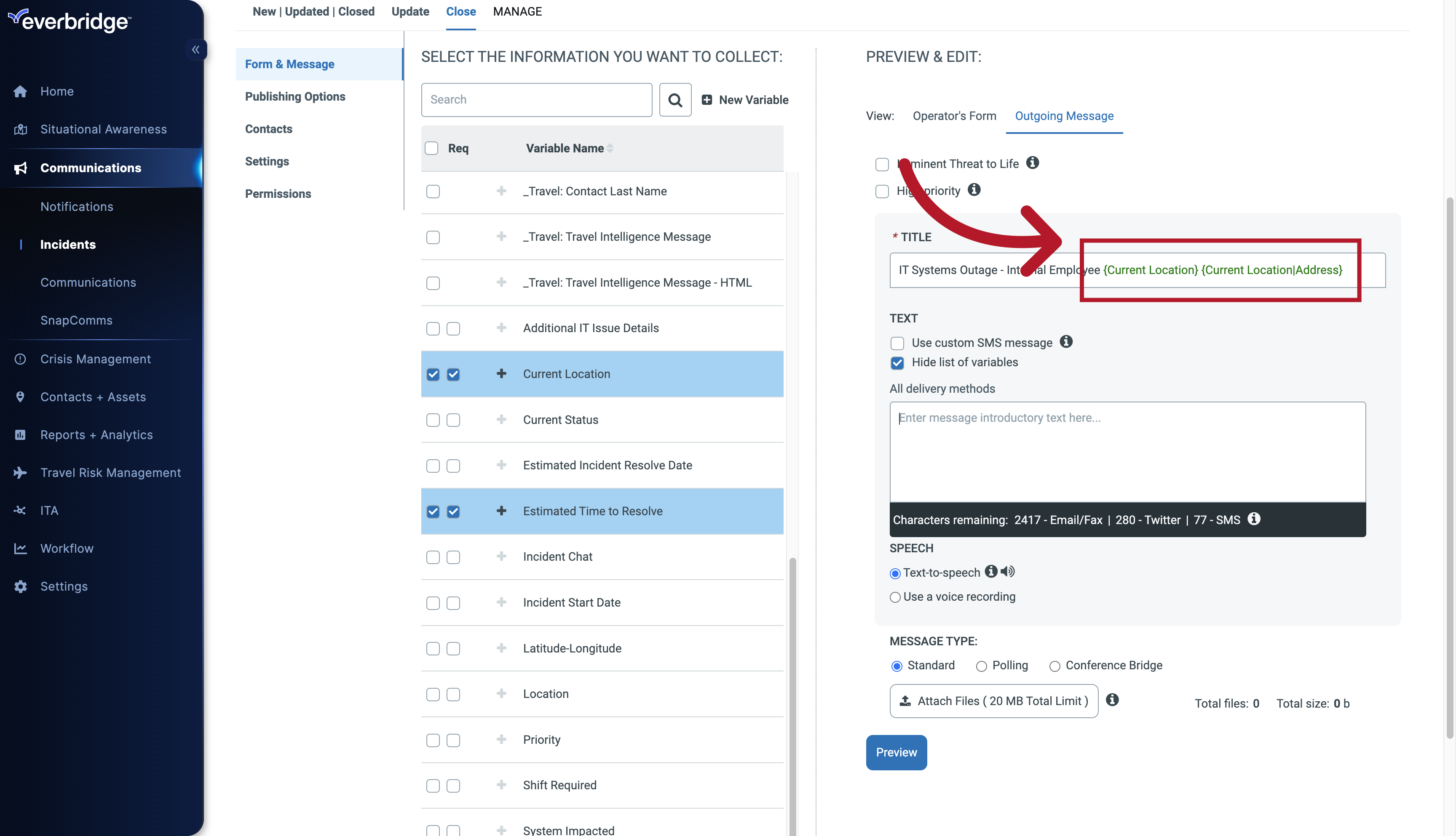 Add Variable Token