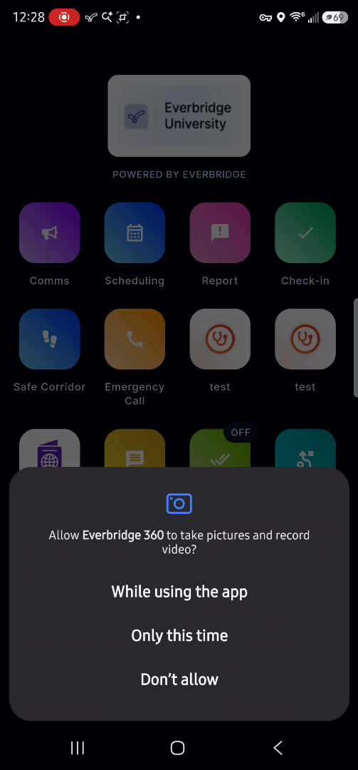 Enabling Safety Features Permissions
