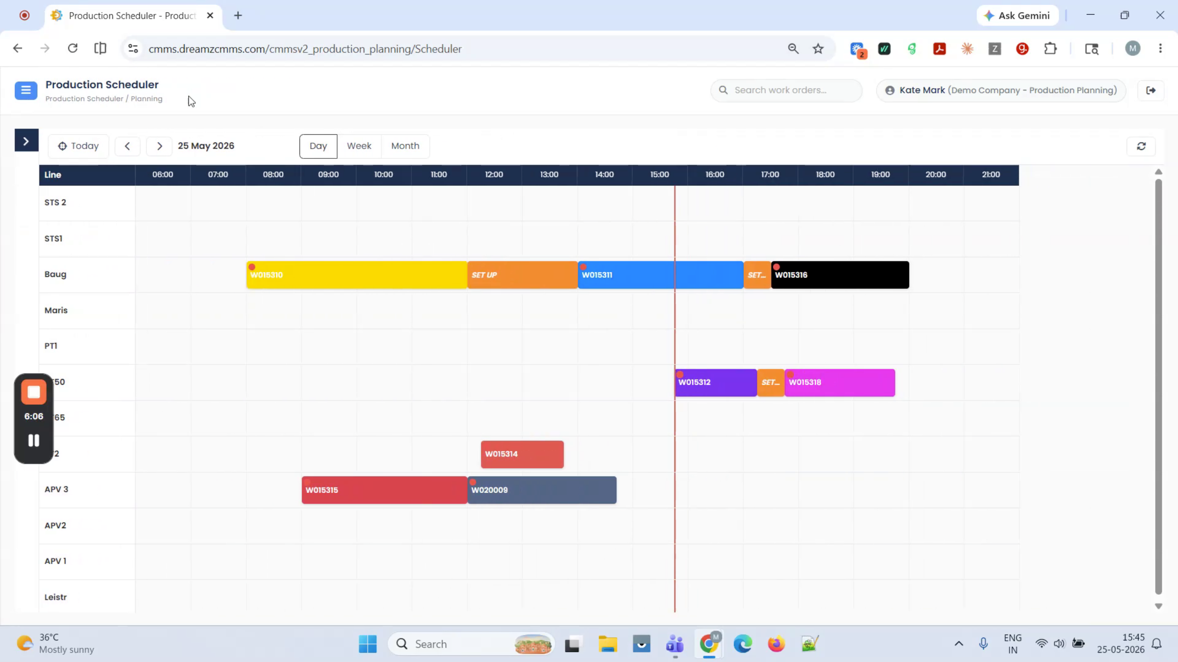 Schedule Block Representation